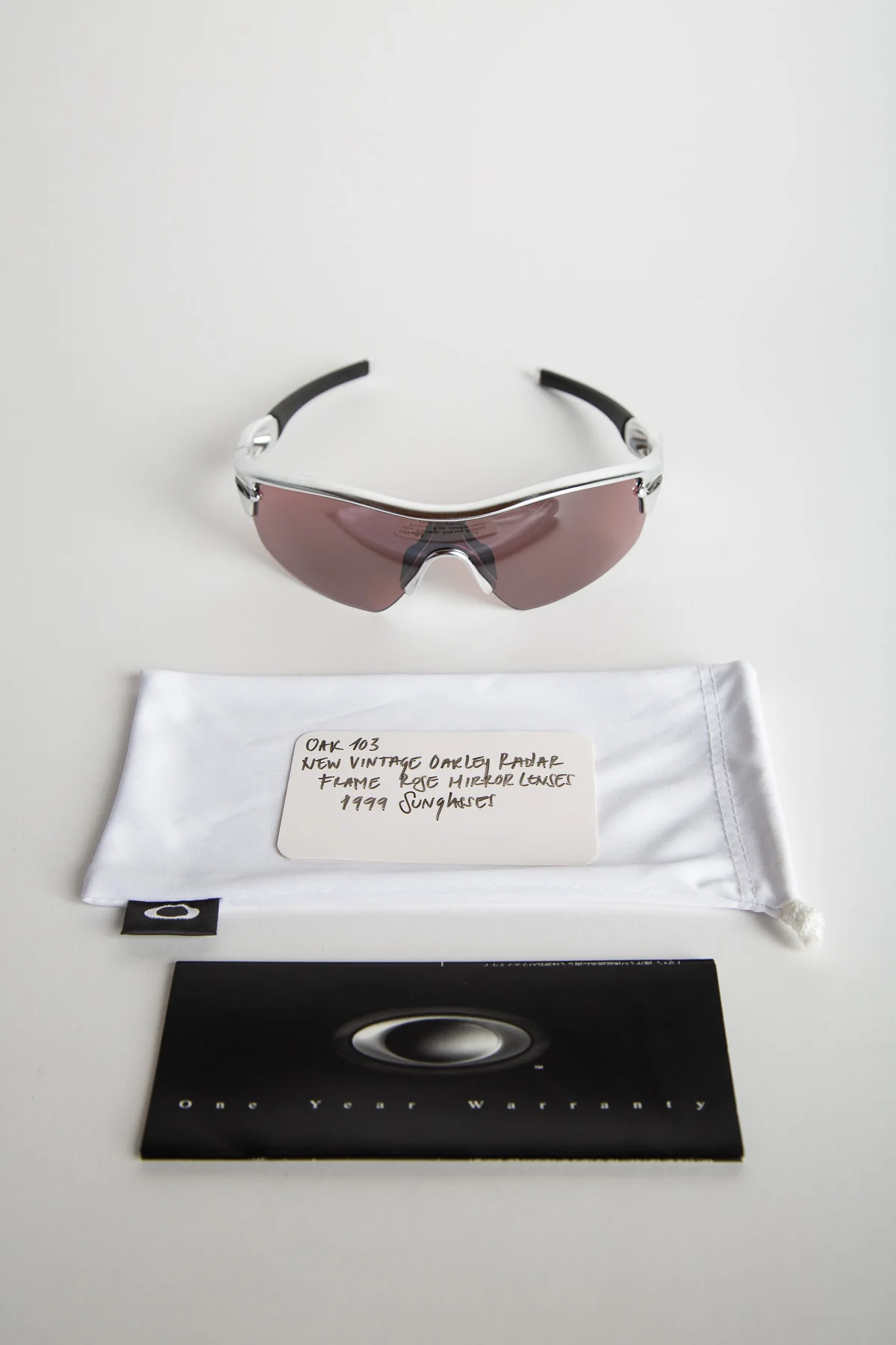OAKLEY | 1999 RADAR MIRRORED SUNGLASSES - Image 4