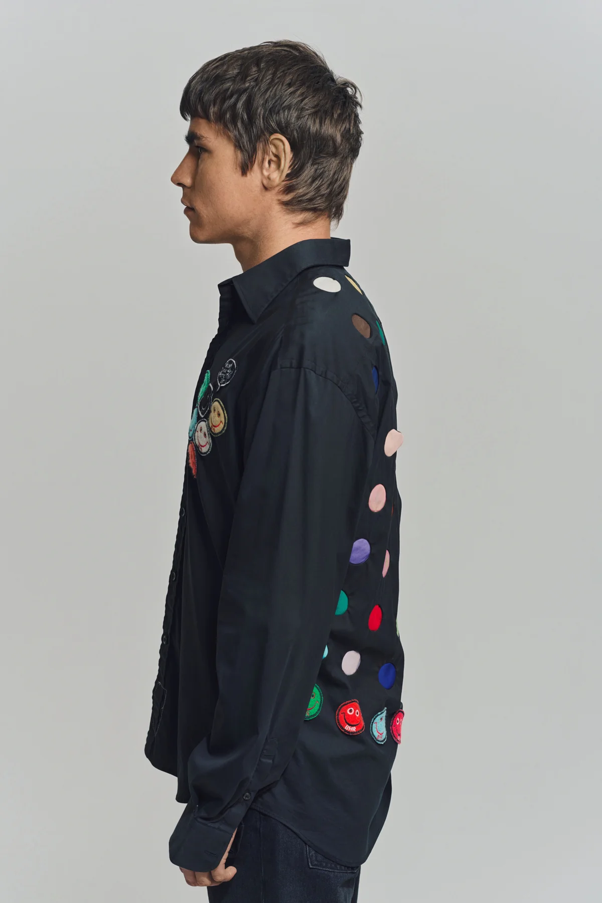 BEVERLY HILLS RECYCLER | DAMIEN HIRST LONG SLEEVE SPOT SHIRT 2 - Image 3