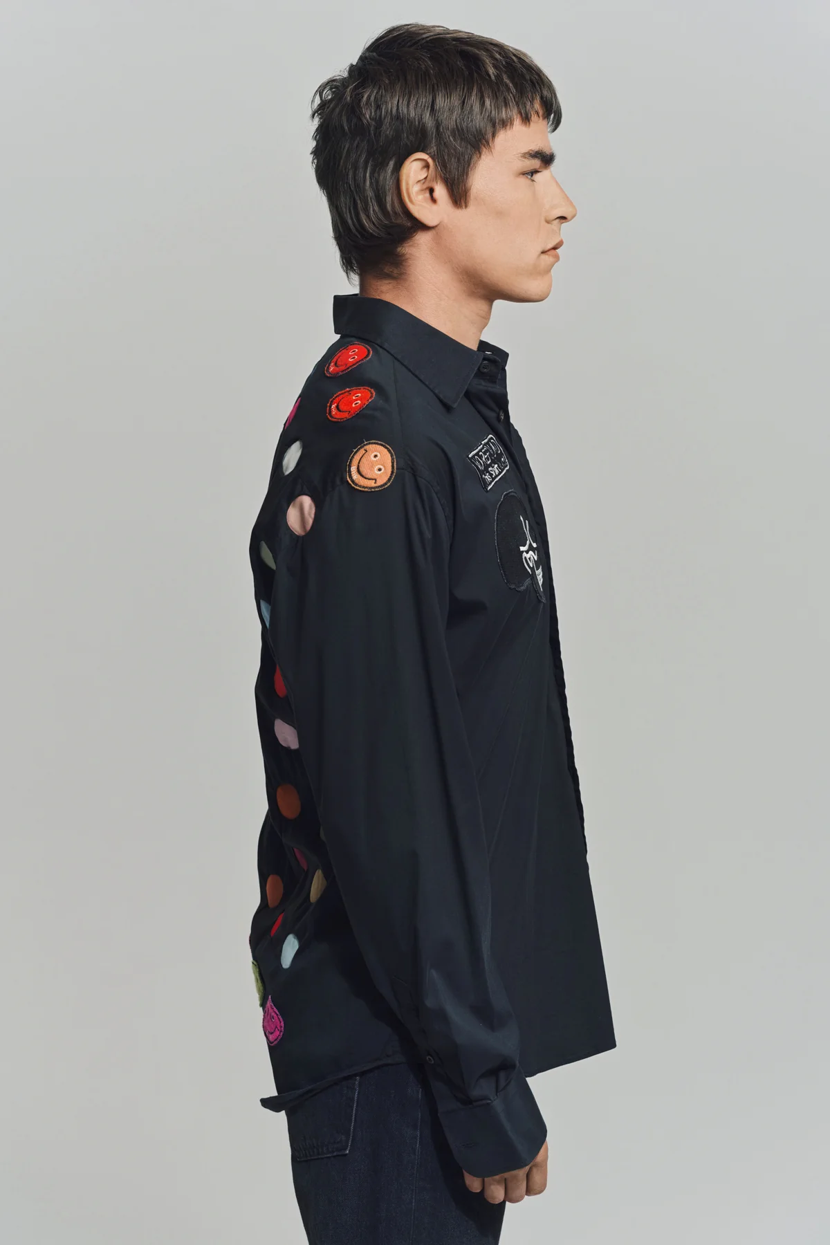 BEVERLY HILLS RECYCLER | DAMIEN HIRST LONG SLEEVE SPOT SHIRT 2 - Image 5