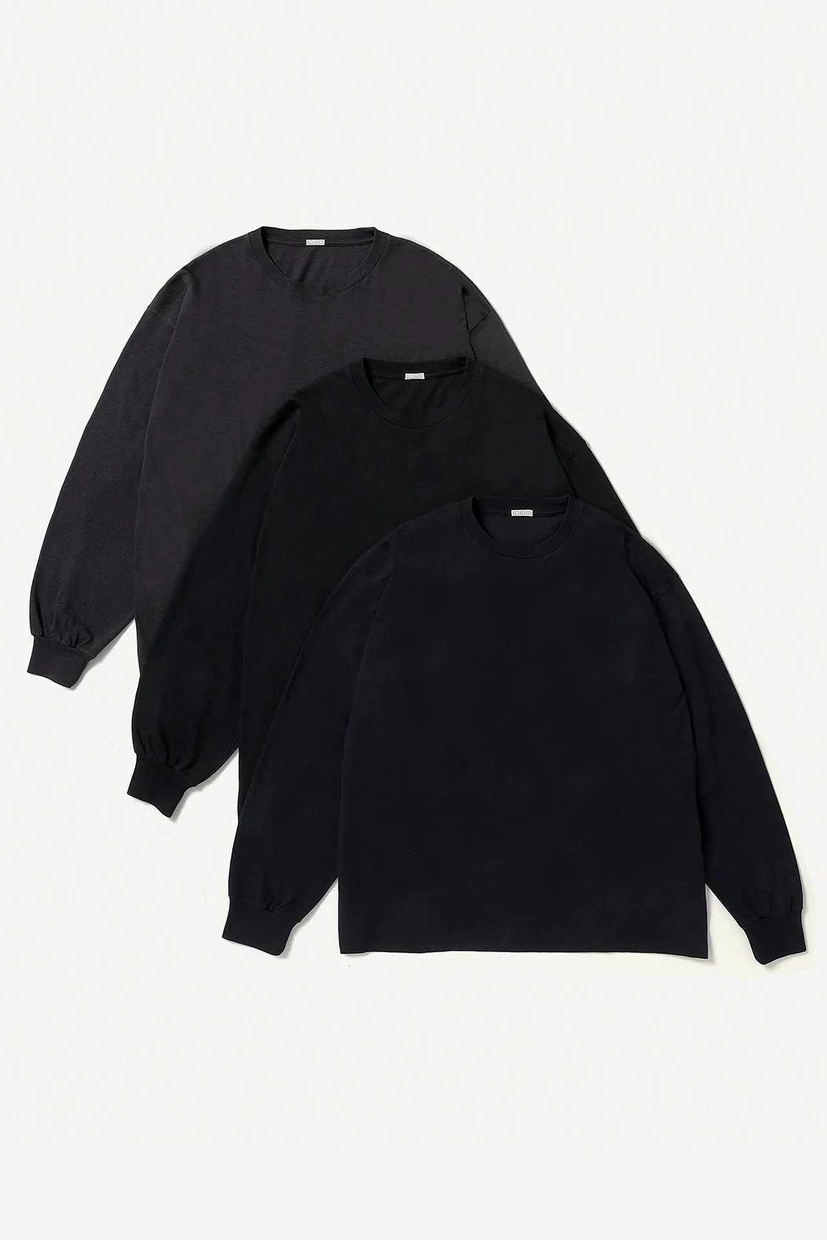 A.PRESSE | CASHMERE BLEND LONG SLEEVE TEE - Image 3