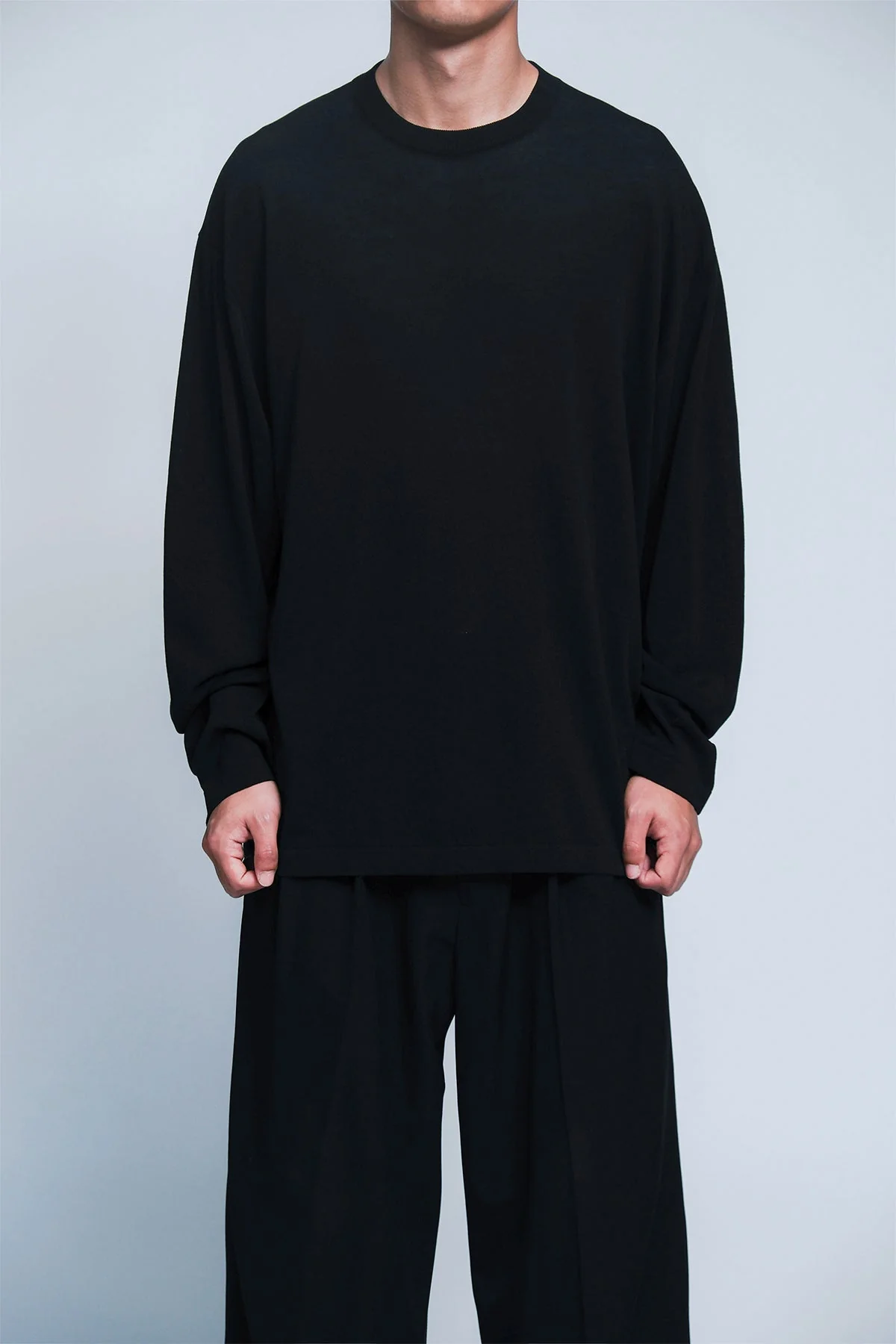 A.PRESSE | HIGH TWISTED LONG SLEEVE TEE - Image 2