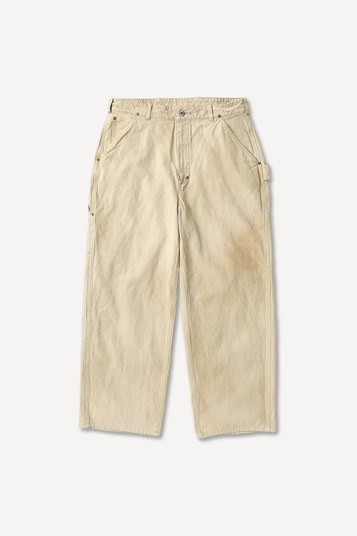A.PRESSE | VINTAGE SILK HEMP PAINTER PANTS