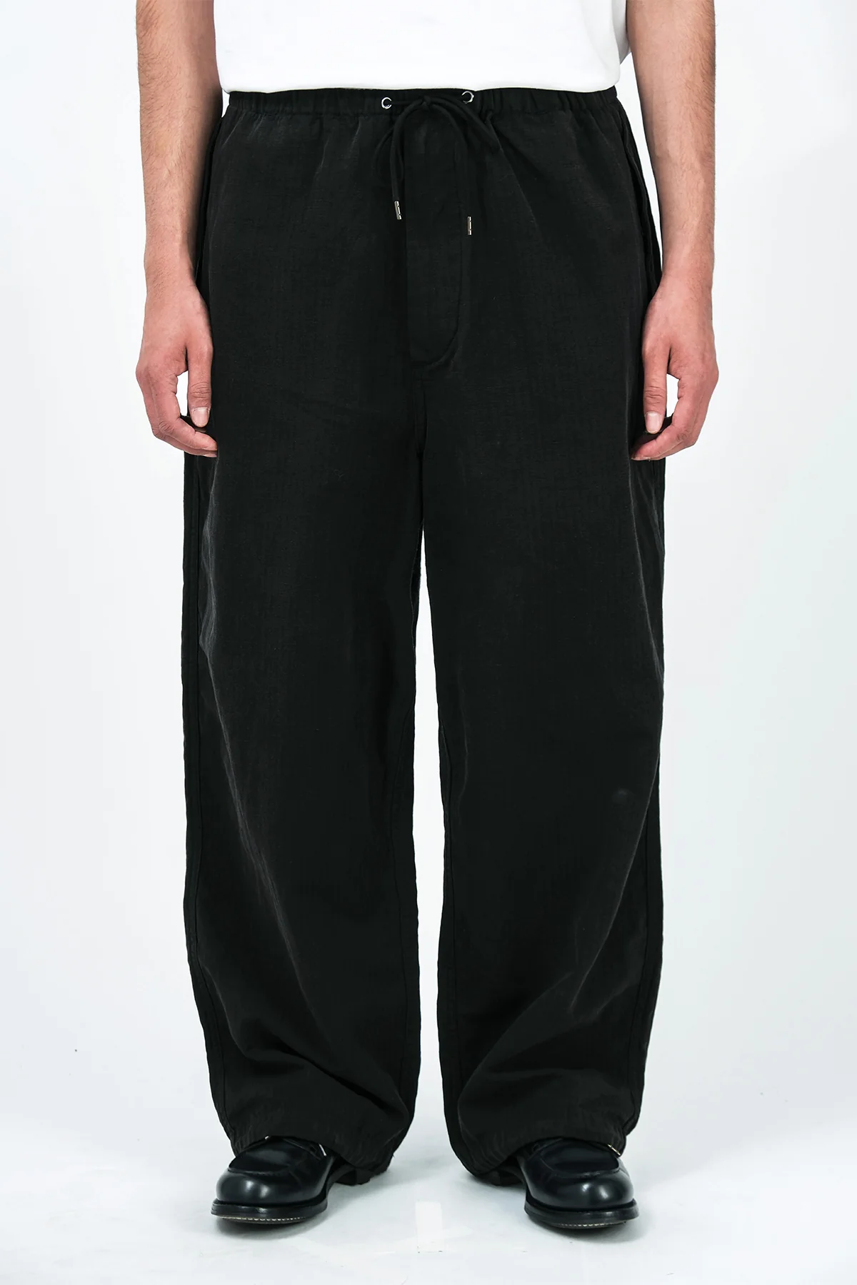 A.PRESSE | WASHED COTTON SILK LINEN HBT M-51 OVER PANTS - Image 2
