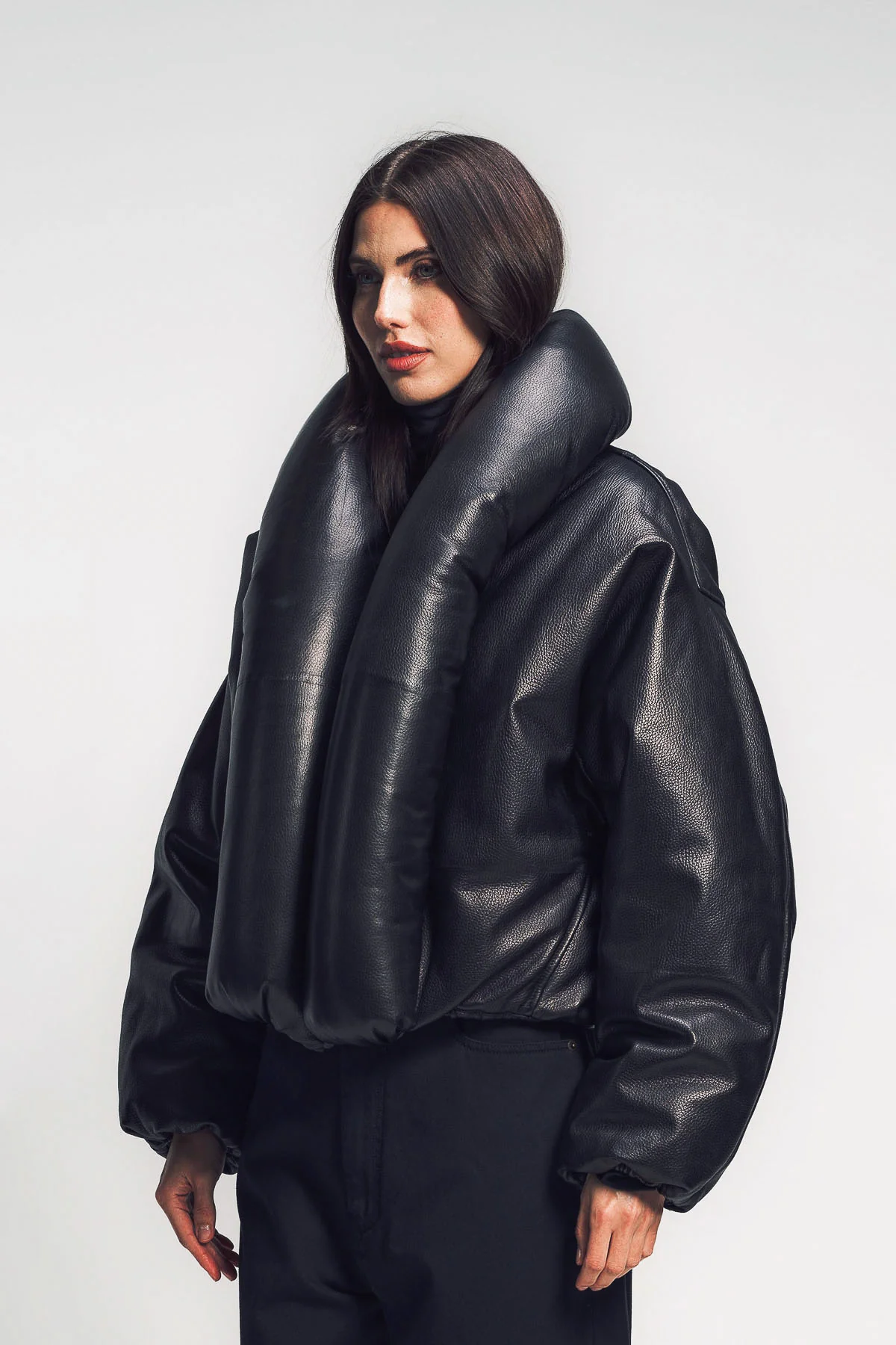 ALAÏA | LAMBSKIN PADDED BOMBER - Image 2