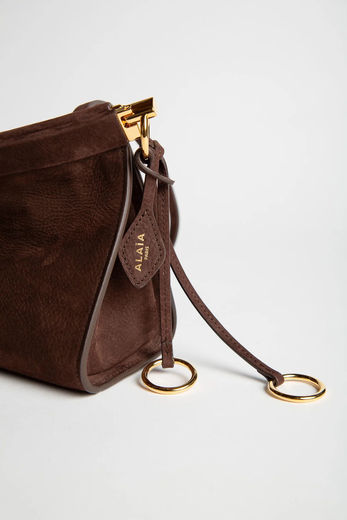 ALAIA | LE CLICK EAST WEST MEDIUM BAG IN NUBUCK - Image 7