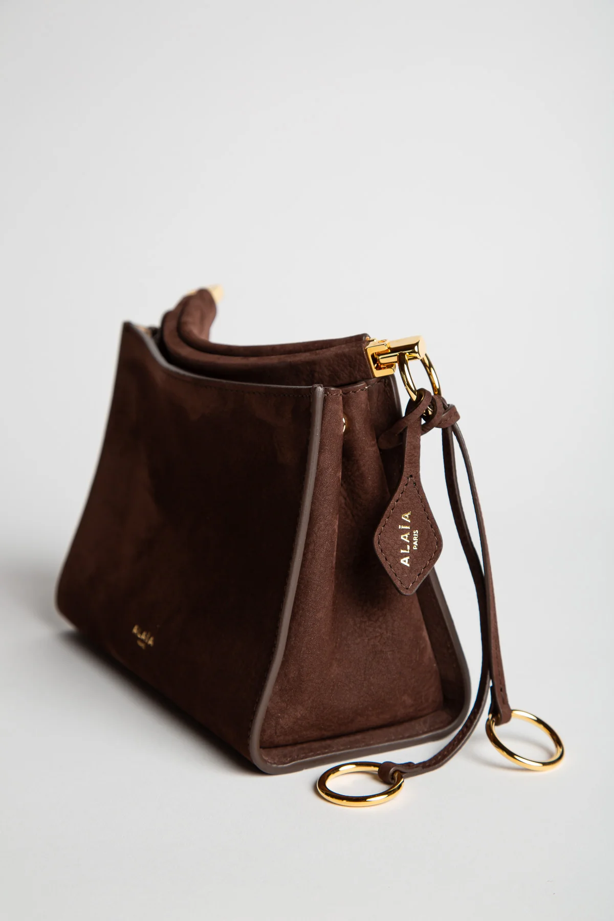 ALAÏA | LE CLICK SMALL SQUARE BAG IN NUBUCK - Image 2