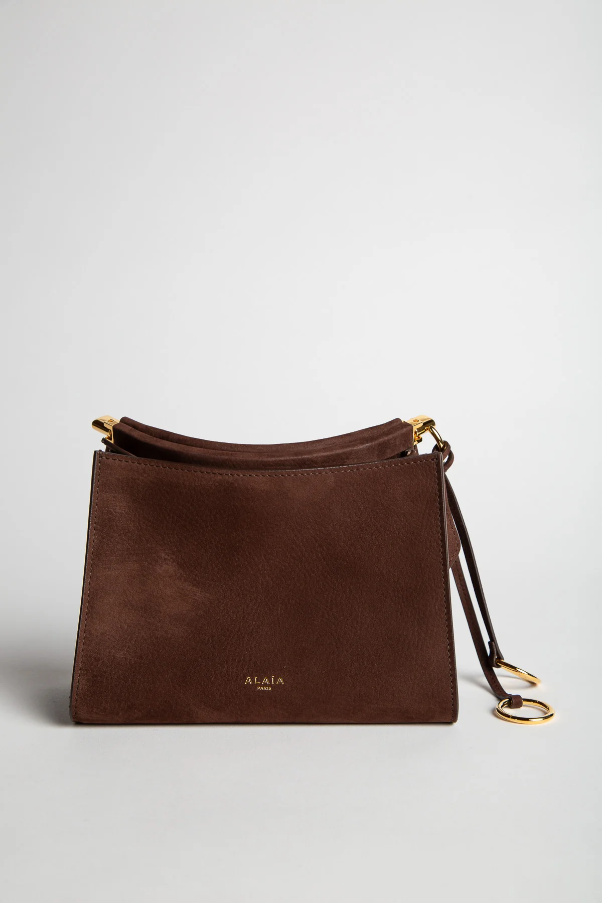 ALAÏA | LE CLICK SMALL SQUARE BAG IN NUBUCK - Image 3