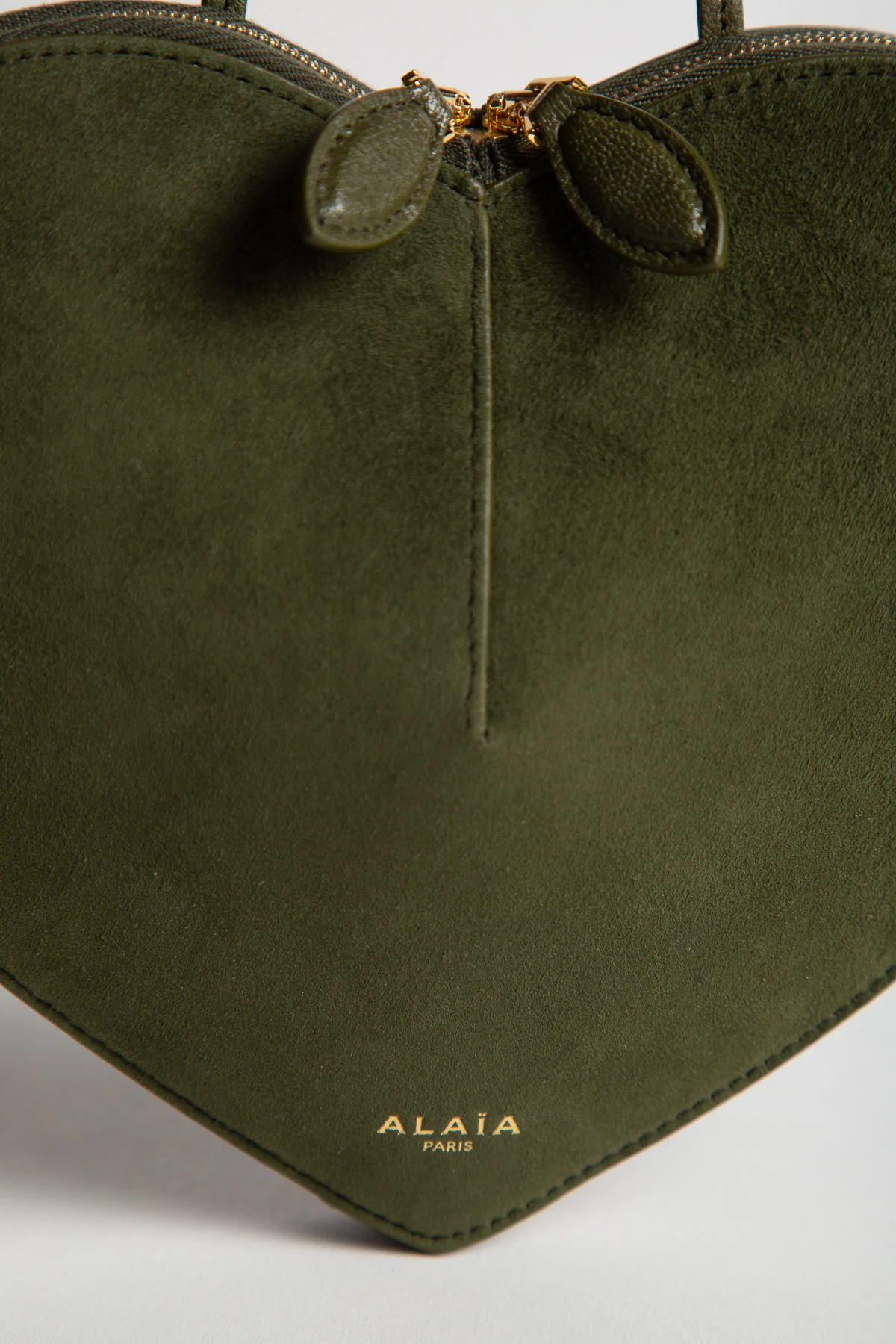 ALAIA | LE COEUR BI-MATERIAL BAG IN LEATHER - Image 4