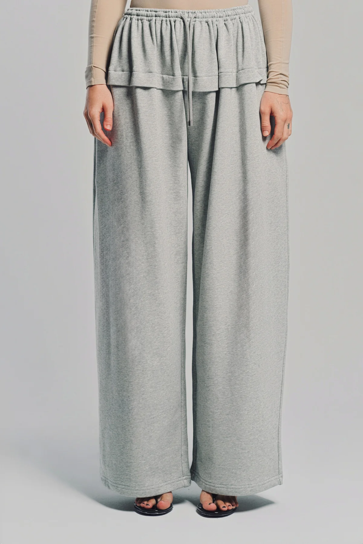 ALAÏA | PEPLUM PANT IN COTTON JERSEY - Image 2