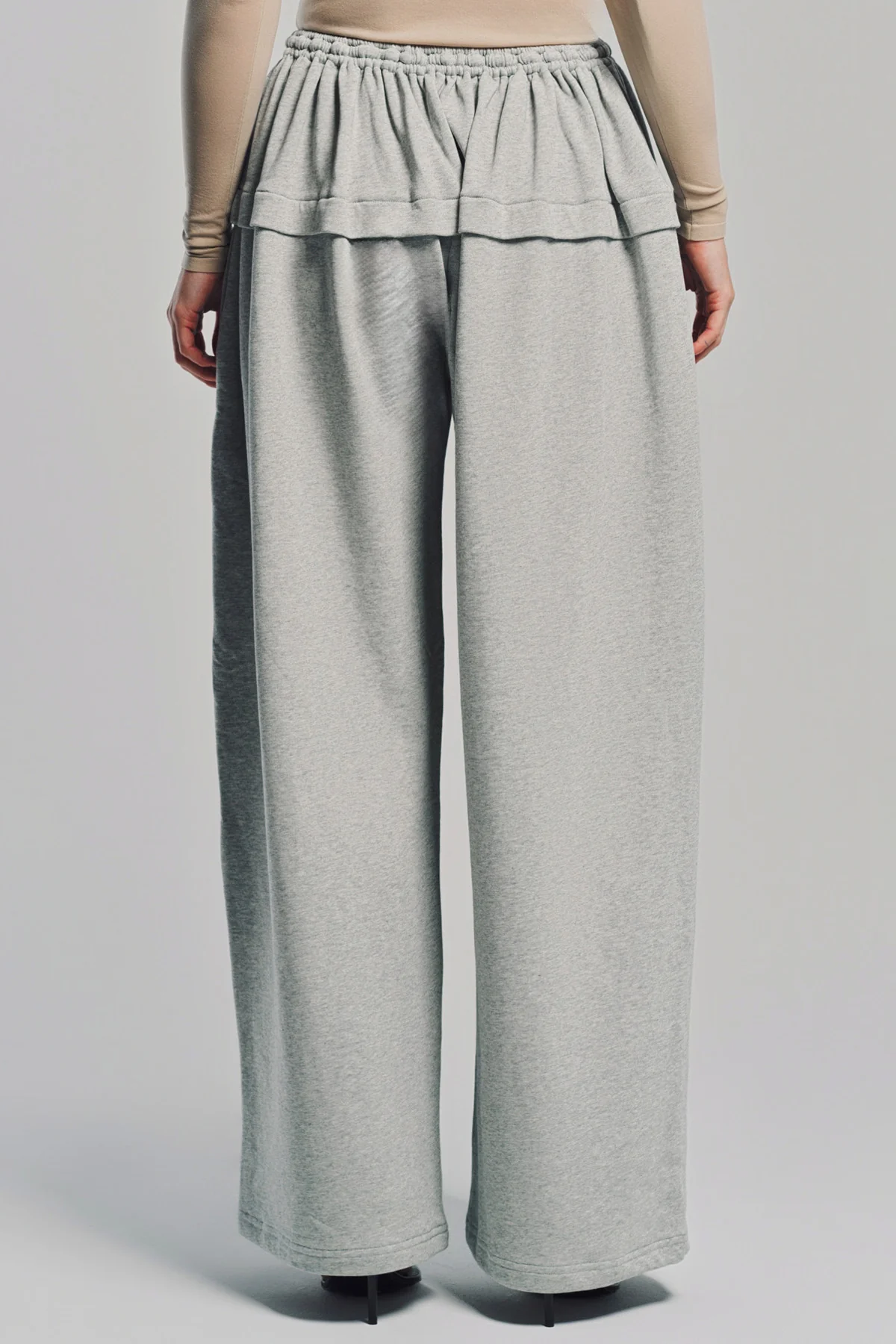 ALAÏA | PEPLUM PANT IN COTTON JERSEY - Image 4