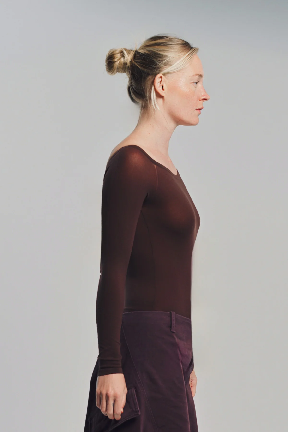 ALAÏA | SECOND-SKIN KNIT OFF-SHOULDER BODYSUIT - Image 5