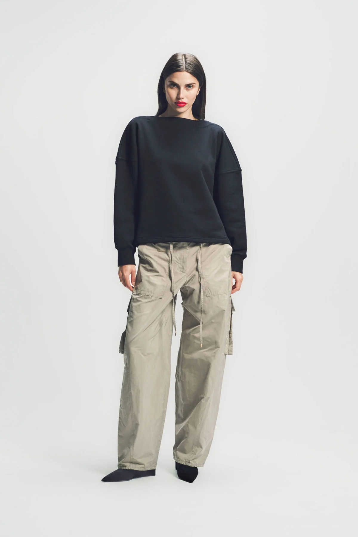 ALAÏA | SILK RADZIMIR CARGO PANTS