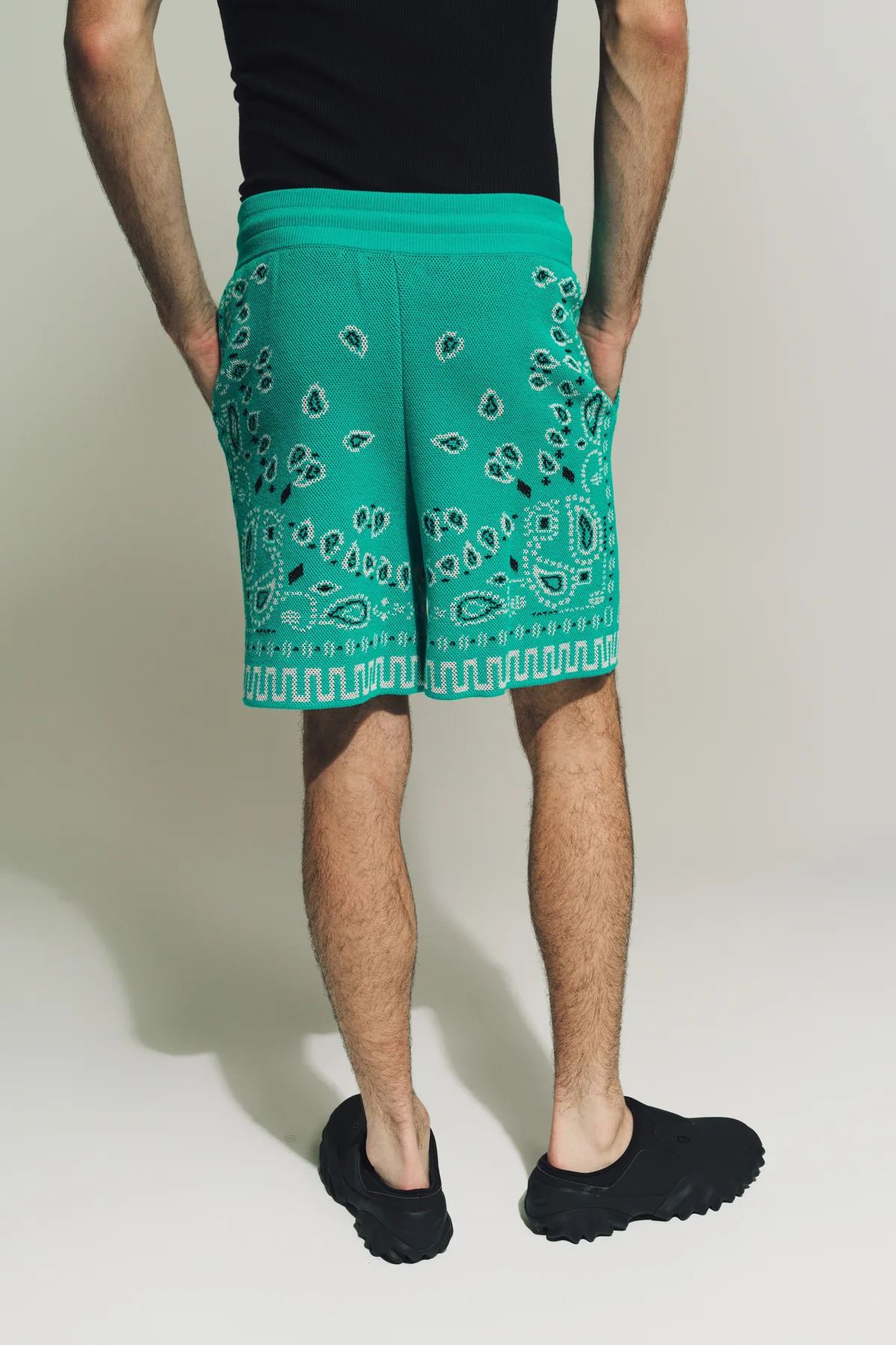 ALANUI | PIQUET BANDANA SHORTS - Image 4