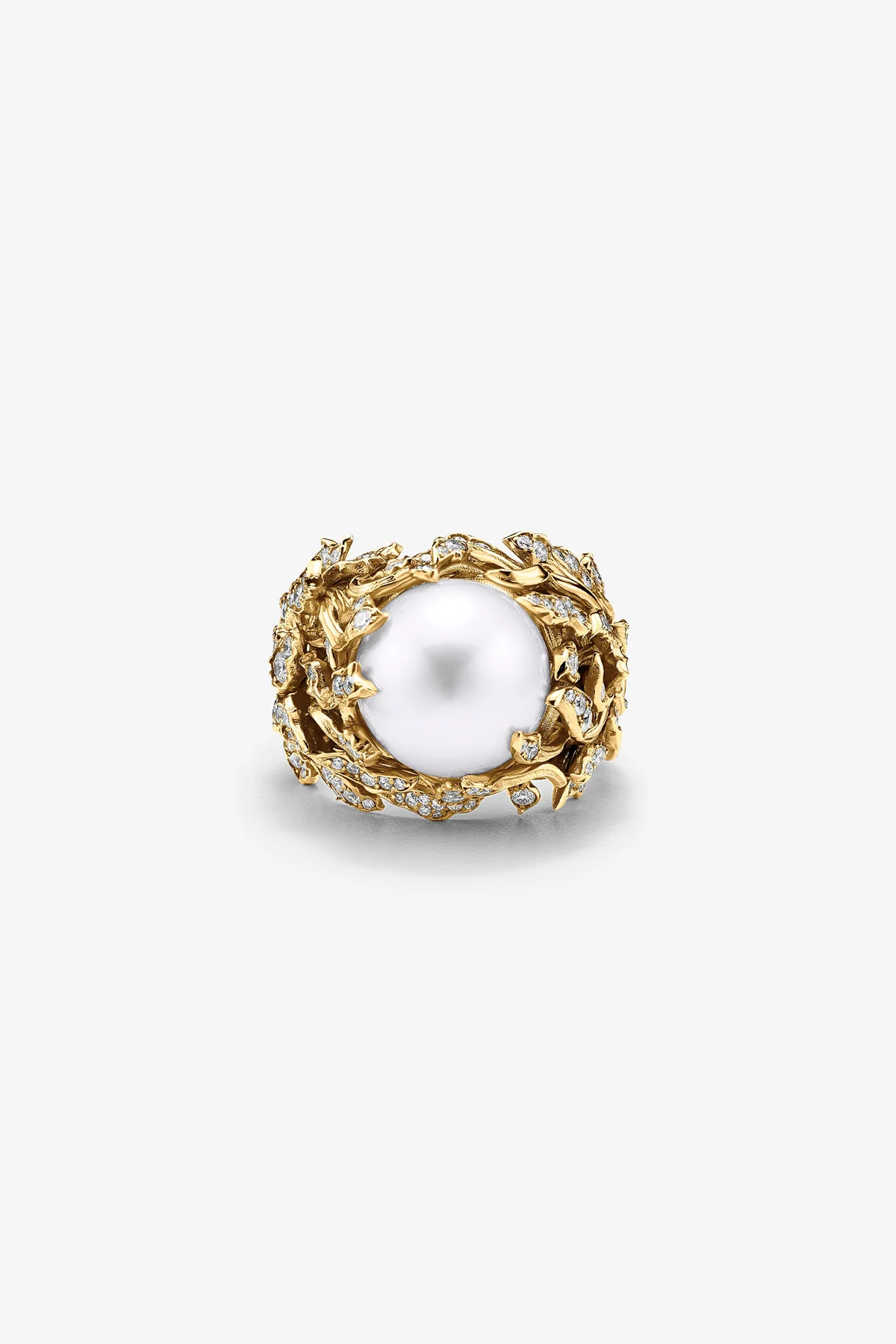 ALEX MOSS | YELLOW GOLD GARDEN OF PURITY RING - Image 2