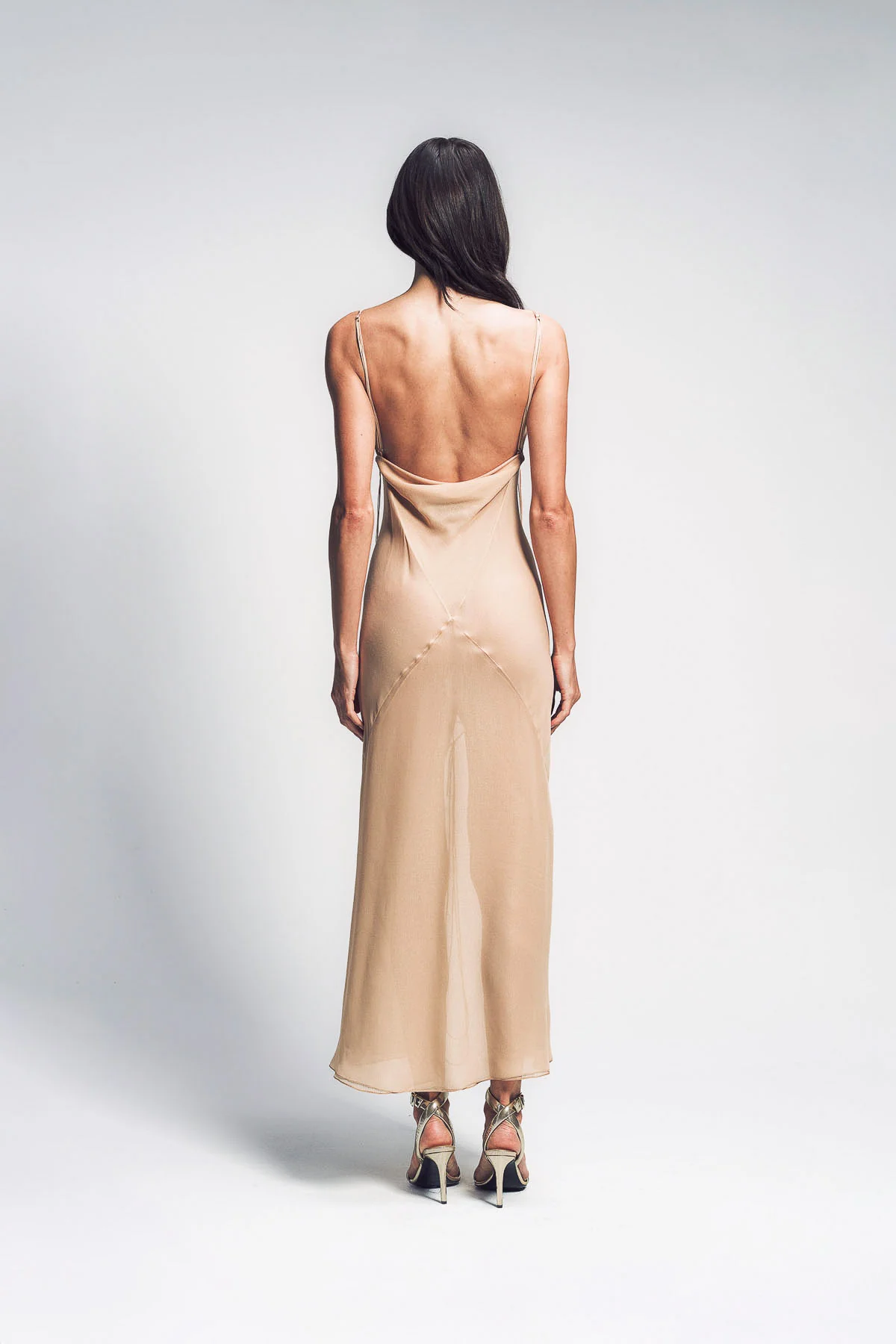 ALEXX BROWN | LACE-UP CAMISOLE DRESS - Image 4
