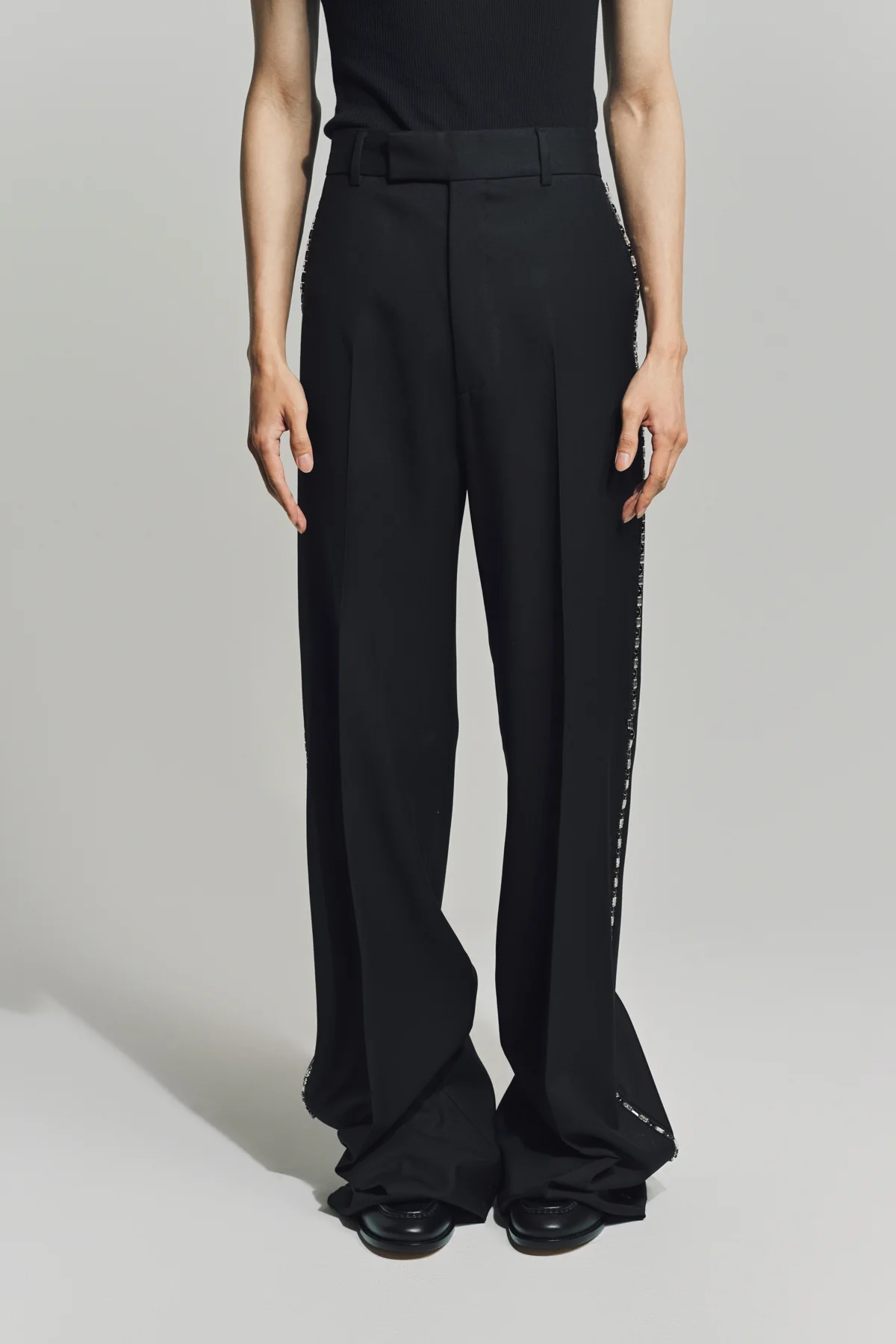 AMIRI | CRYSTAL TRIM CREASED FLARE - Image 2