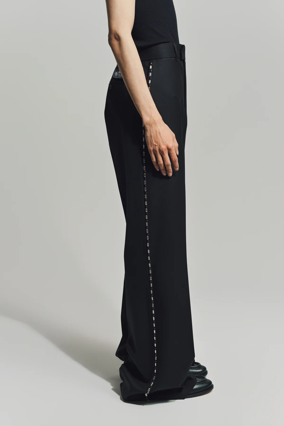 AMIRI | CRYSTAL TRIM CREASED FLARE - Image 3