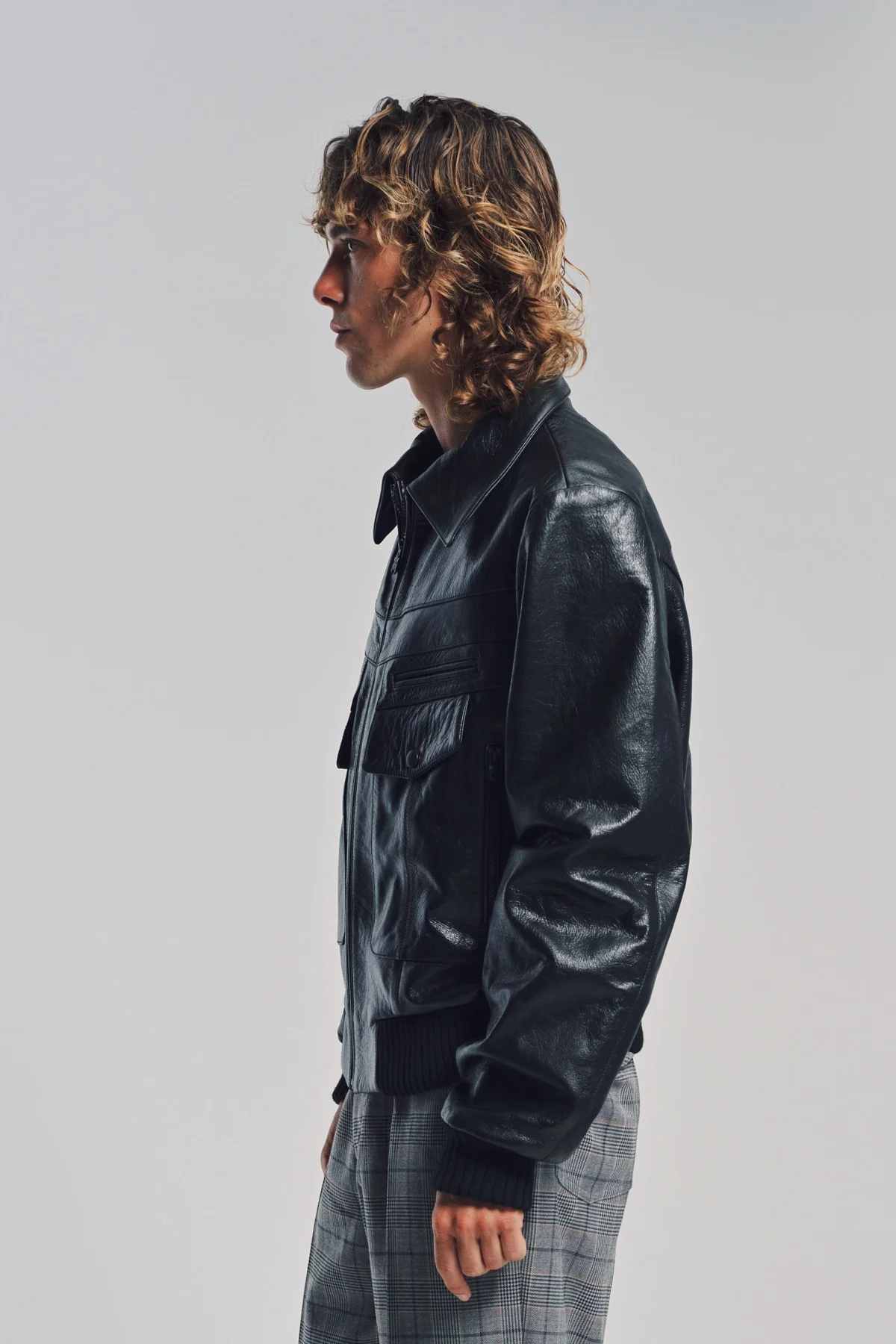 AMIRI | LEATHER DOUBLE POCKET BLOUSON - Image 3