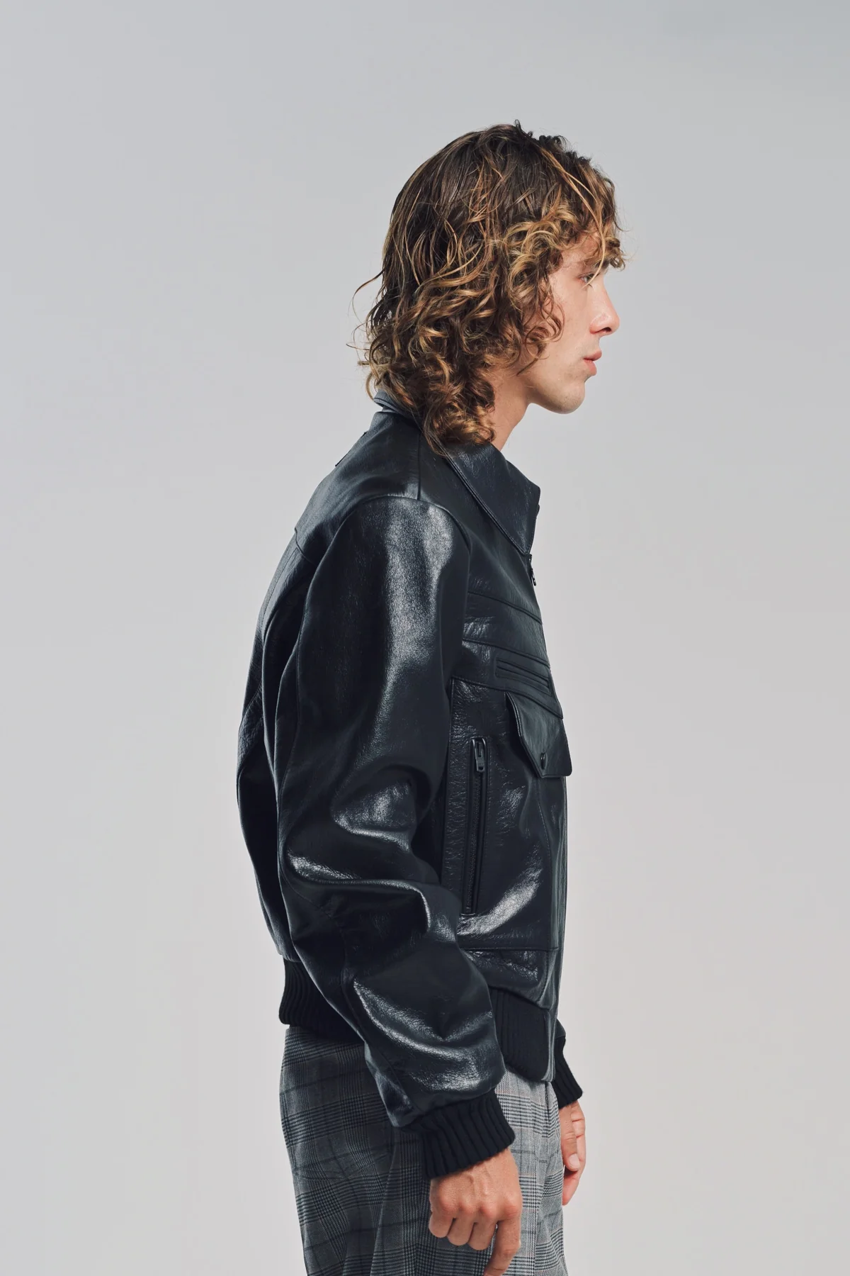 AMIRI | LEATHER DOUBLE POCKET BLOUSON - Image 5