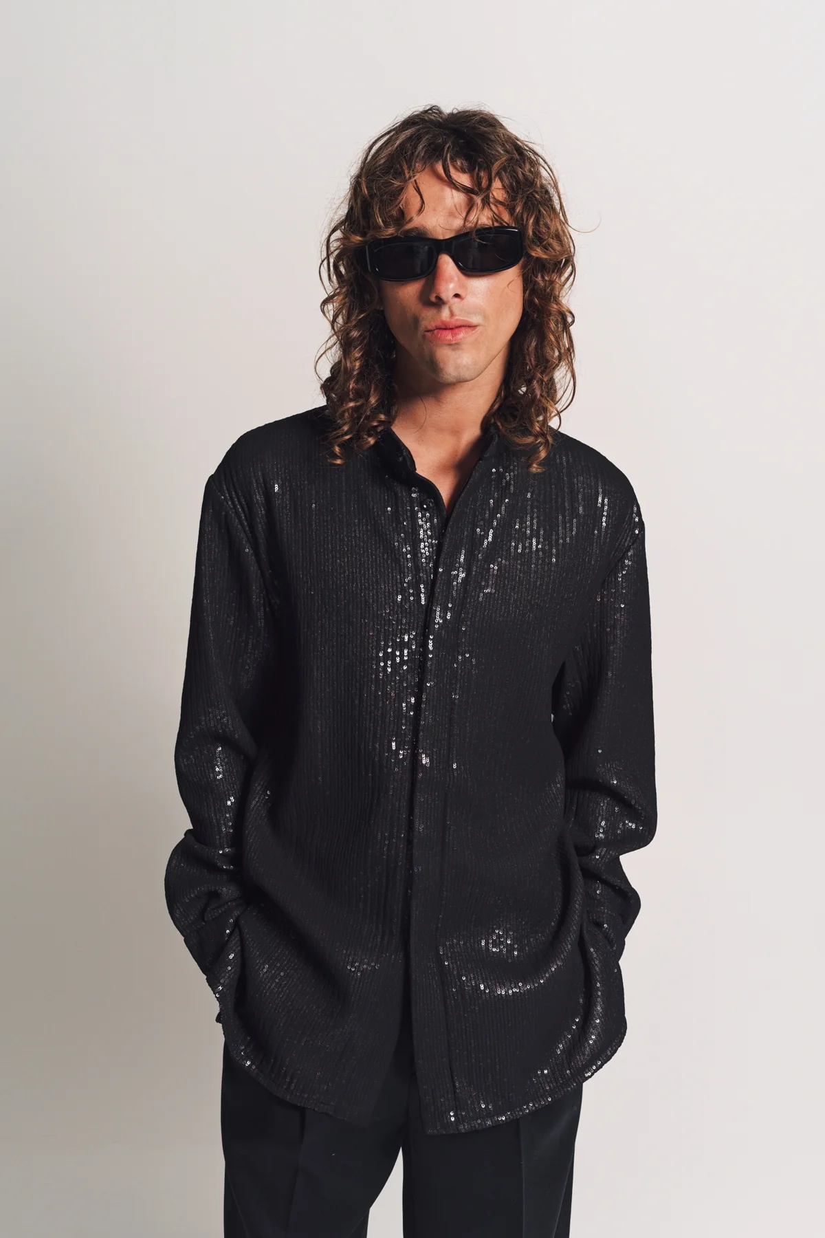 AMIRI | LONG SLEEVE SEQUINED SHIRT - Image 2
