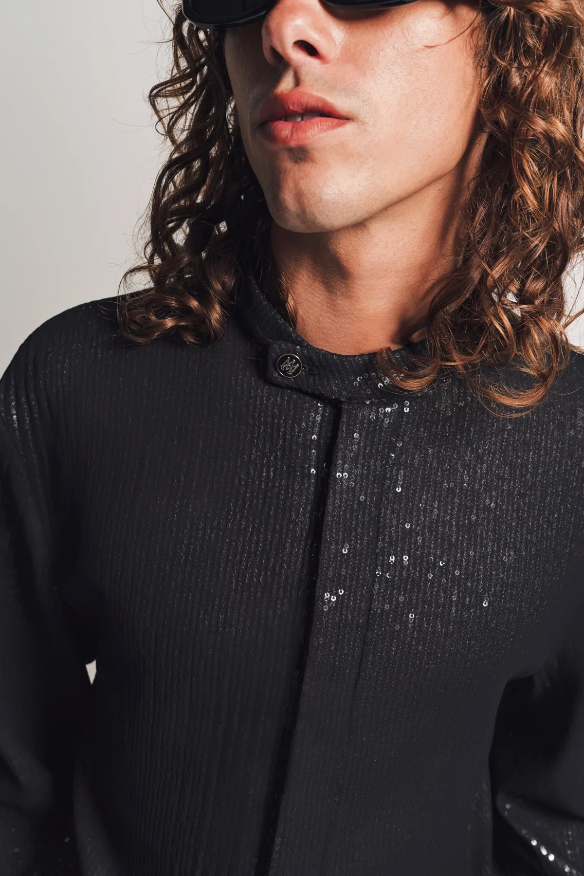 AMIRI | LONG SLEEVE SEQUINED SHIRT - Image 5