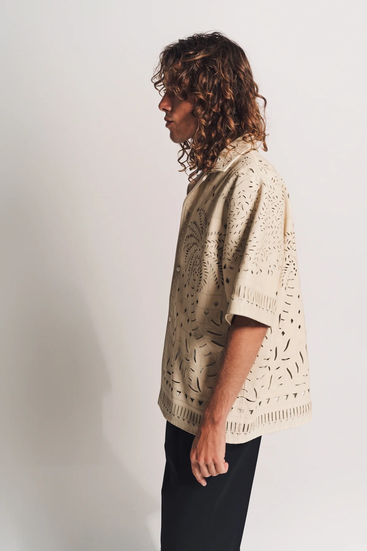 AMIRI | PALM TREE LASER SHORT SLEEVE SHIRT - Image 3