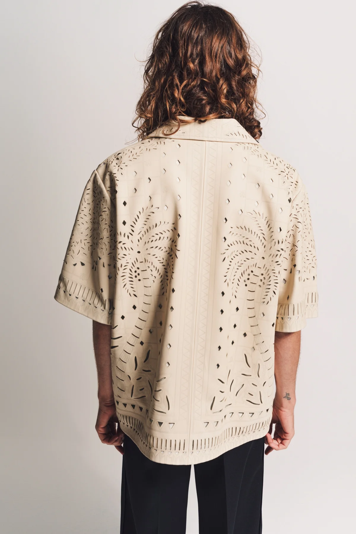 AMIRI | PALM TREE LASER SHORT SLEEVE SHIRT - Image 4