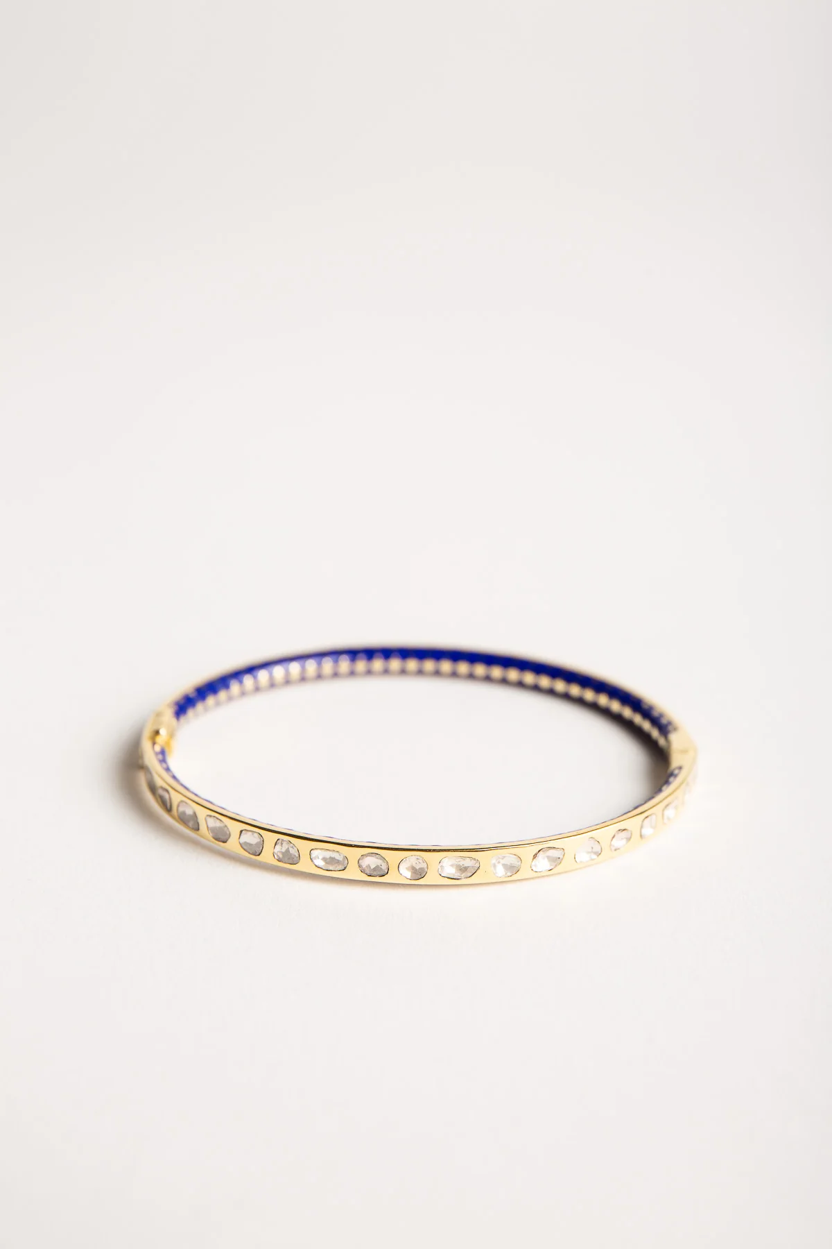 AMRAPALI LONDON | 18K YELLOW GOLD ENAMEL DIAMOND BRACELET - Image 3