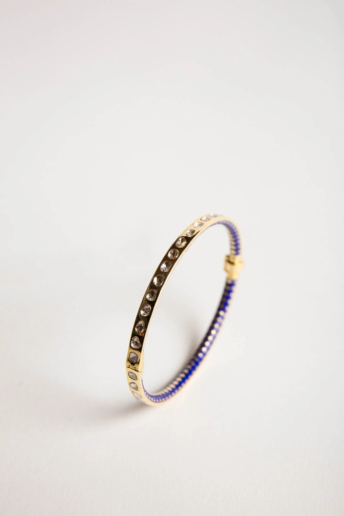 AMRAPALI LONDON | 18K YELLOW GOLD ENAMEL DIAMOND BRACELET - Image 4