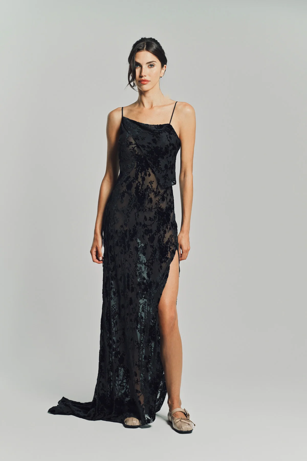 ANN DEMEULEMEESTER | AARICIA LONG BIAS SLIP DRESS - Image 2