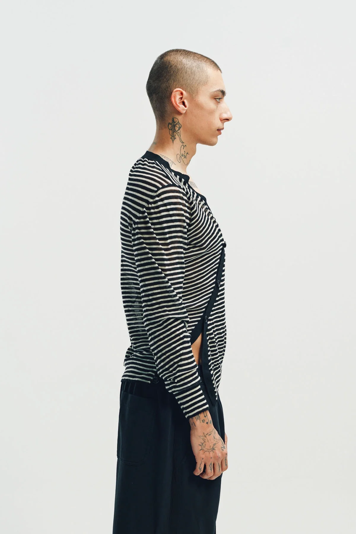 ANN DEMEULEMEESTER | ABRAM LIGHT TWISTED CARDIGAN - Image 5