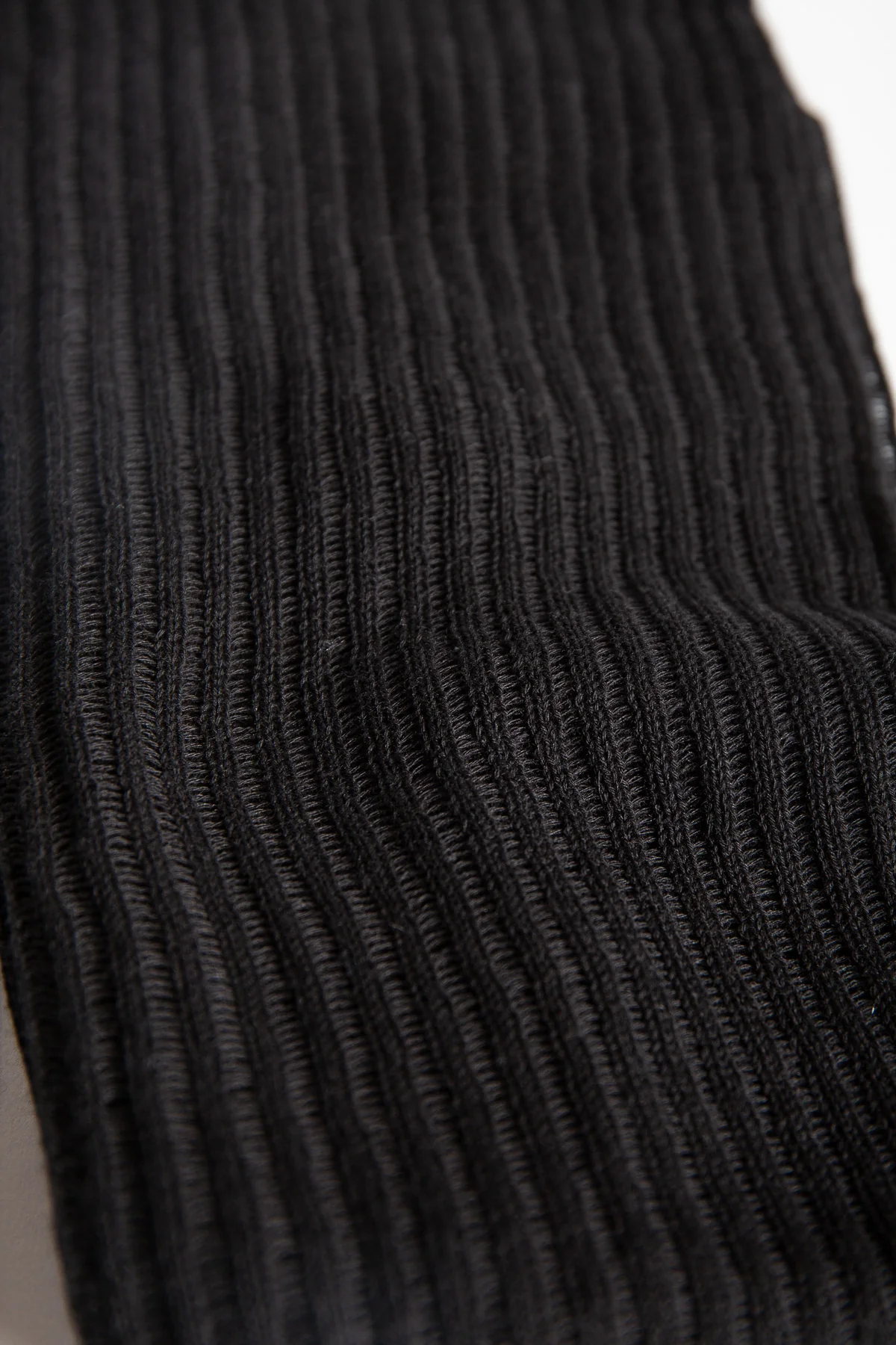 ANN DEMEULEMEESTER | BLACK ADEL OPEN RIB LEG WARMERS - Image 3