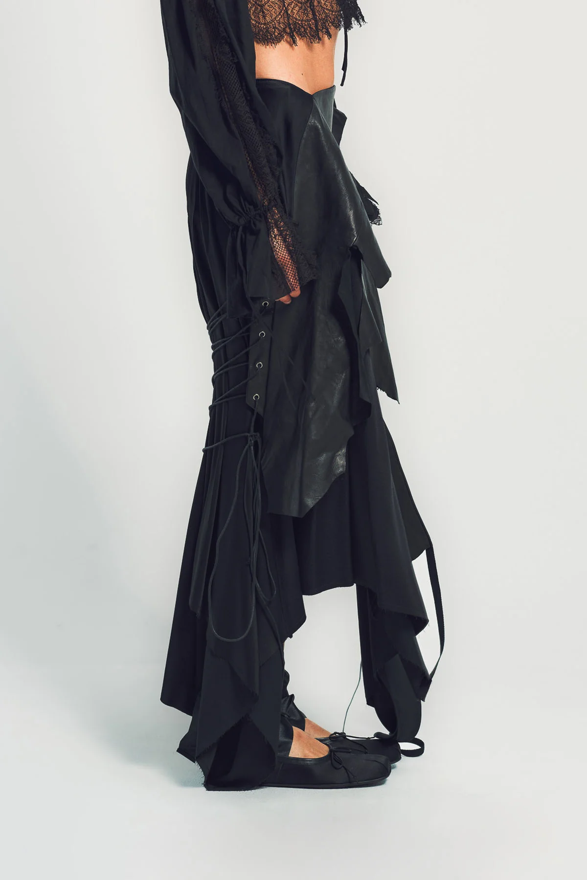 ANN DEMEULEMEESTER | EUGENIA MIDI SKIRT - Image 3