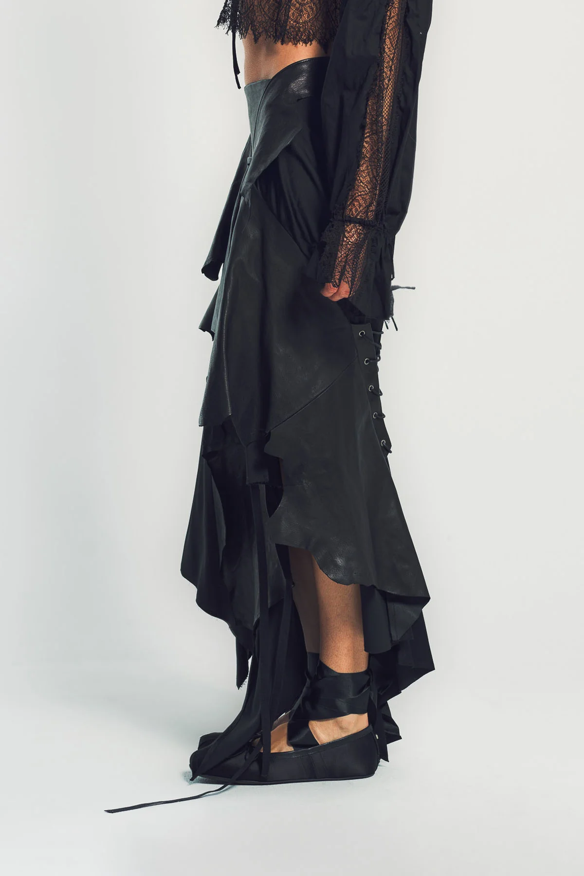 ANN DEMEULEMEESTER | EUGENIA MIDI SKIRT - Image 5