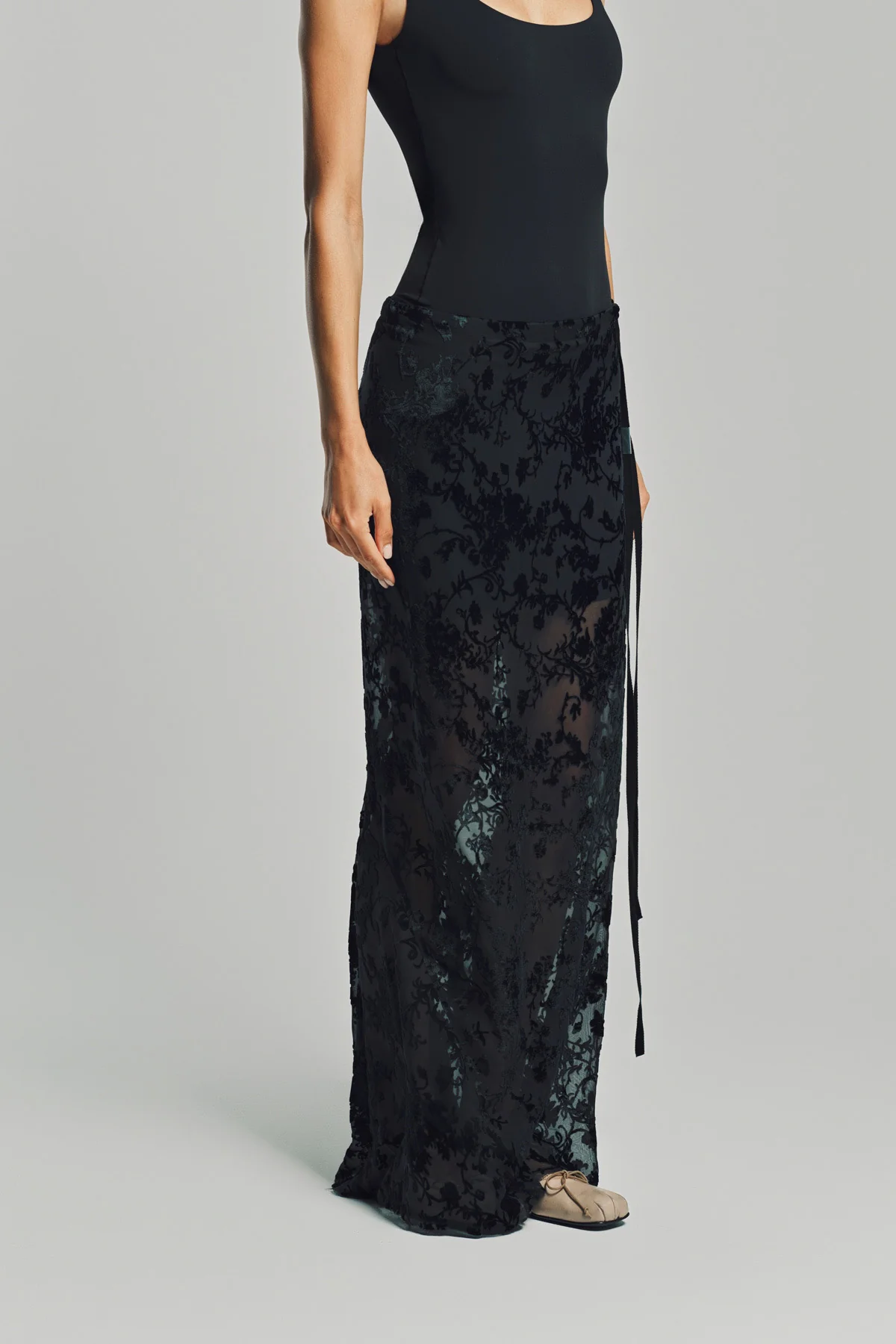 ANN DEMEULEMEESTER | EVELINE LONG BIAS SKIRT - Image 4