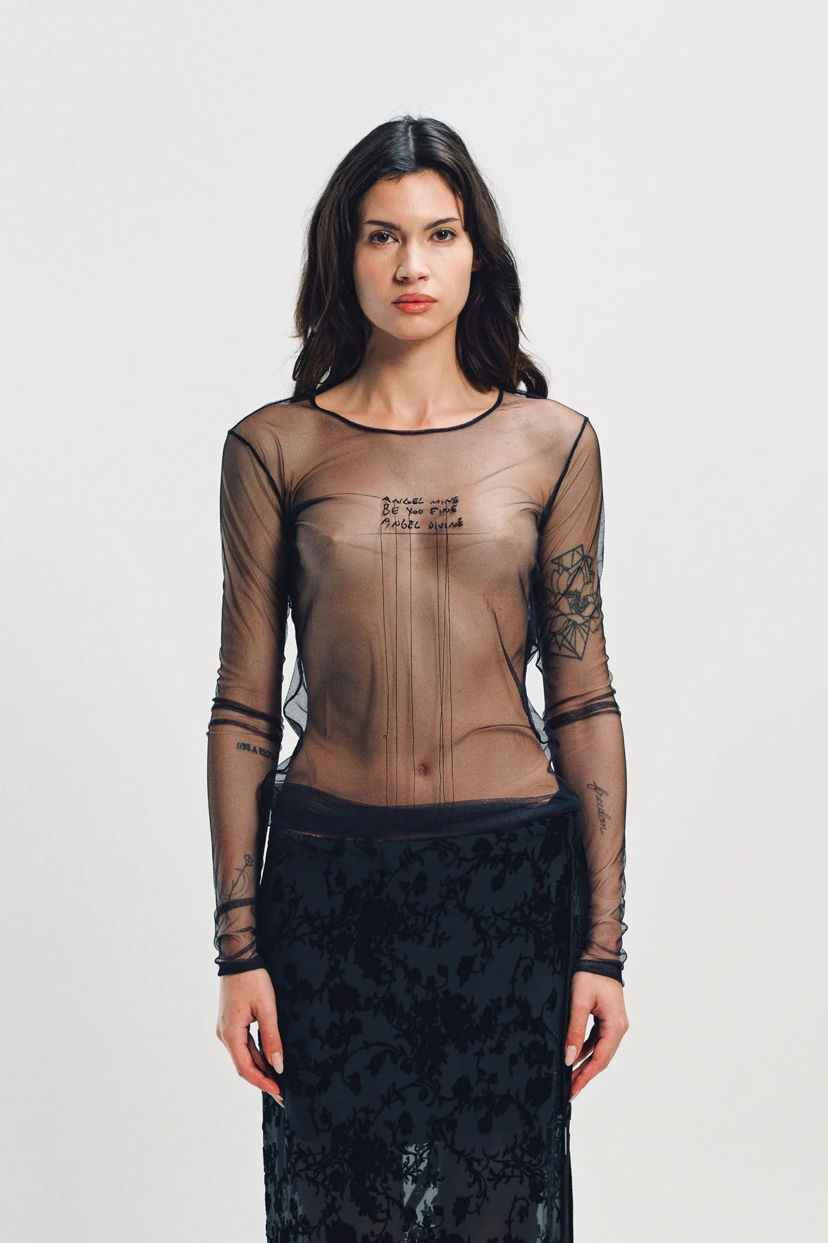ANN DEMEULEMEESTER | FIENE ''ANGEL DIVINE'' LONG SLEEVE T-SHIRT - Image 2