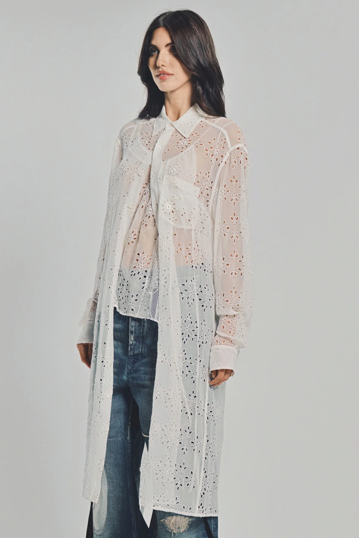 ANN DEMEULEMEESTER | GABI RELAXED LONG SLEEVE SHIRT - Image 3