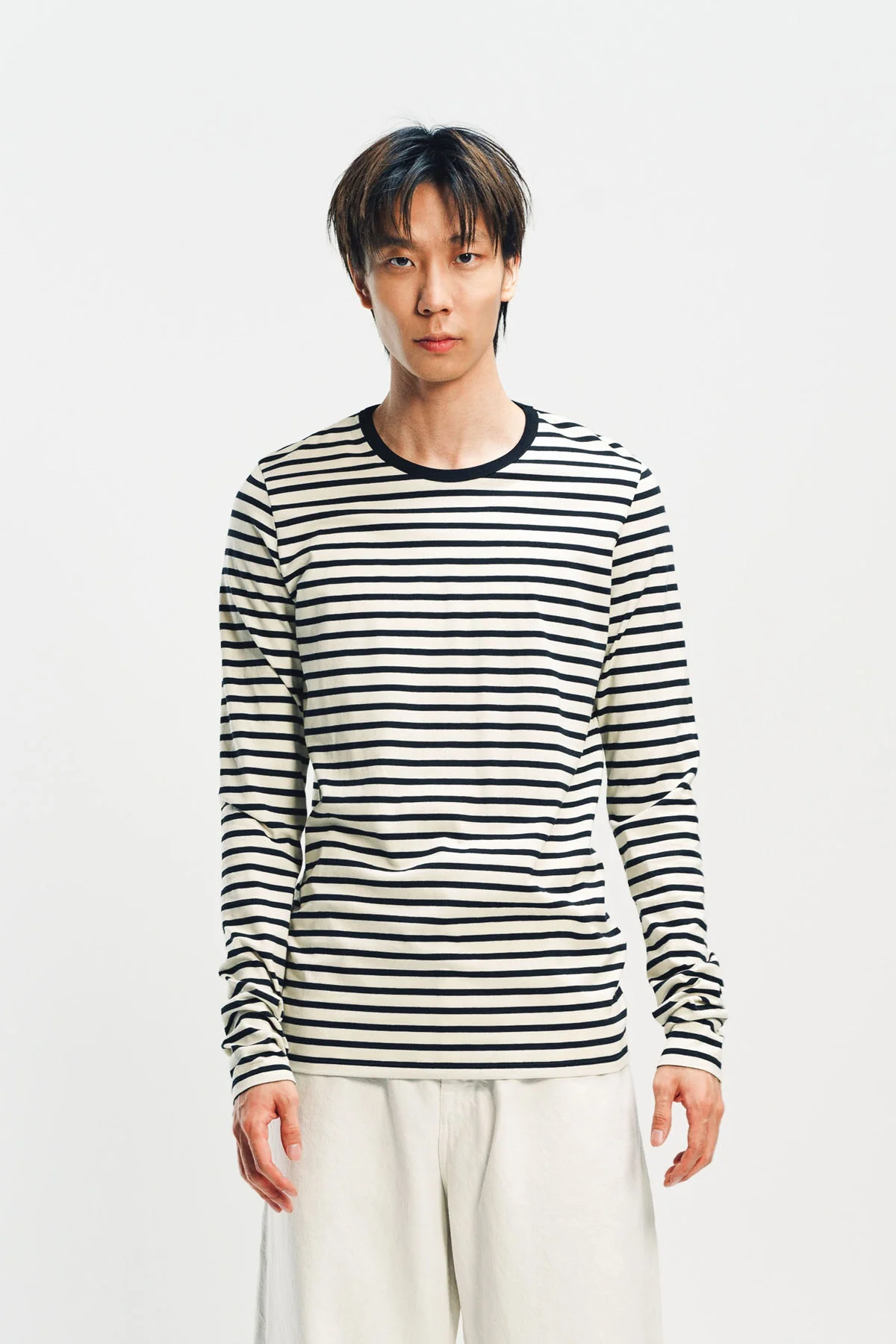 ANN DEMEULEMEESTER | GREG STRIPED LONG SLEEVE T-SHIRT - Image 2