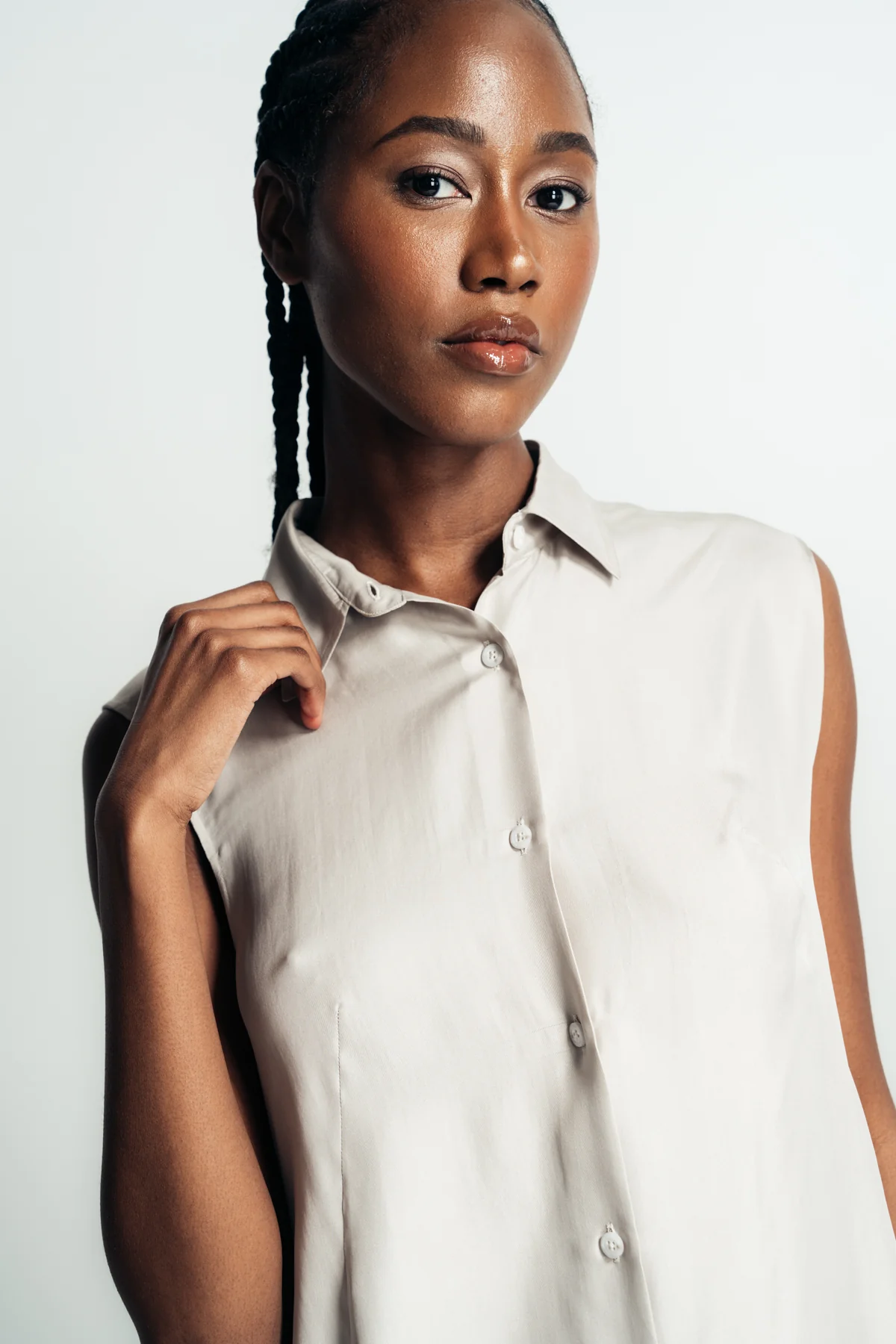 ANN DEMEULEMEESTER | IONA ASYMMETRICAL OVERSIZED SHIRT - Image 5
