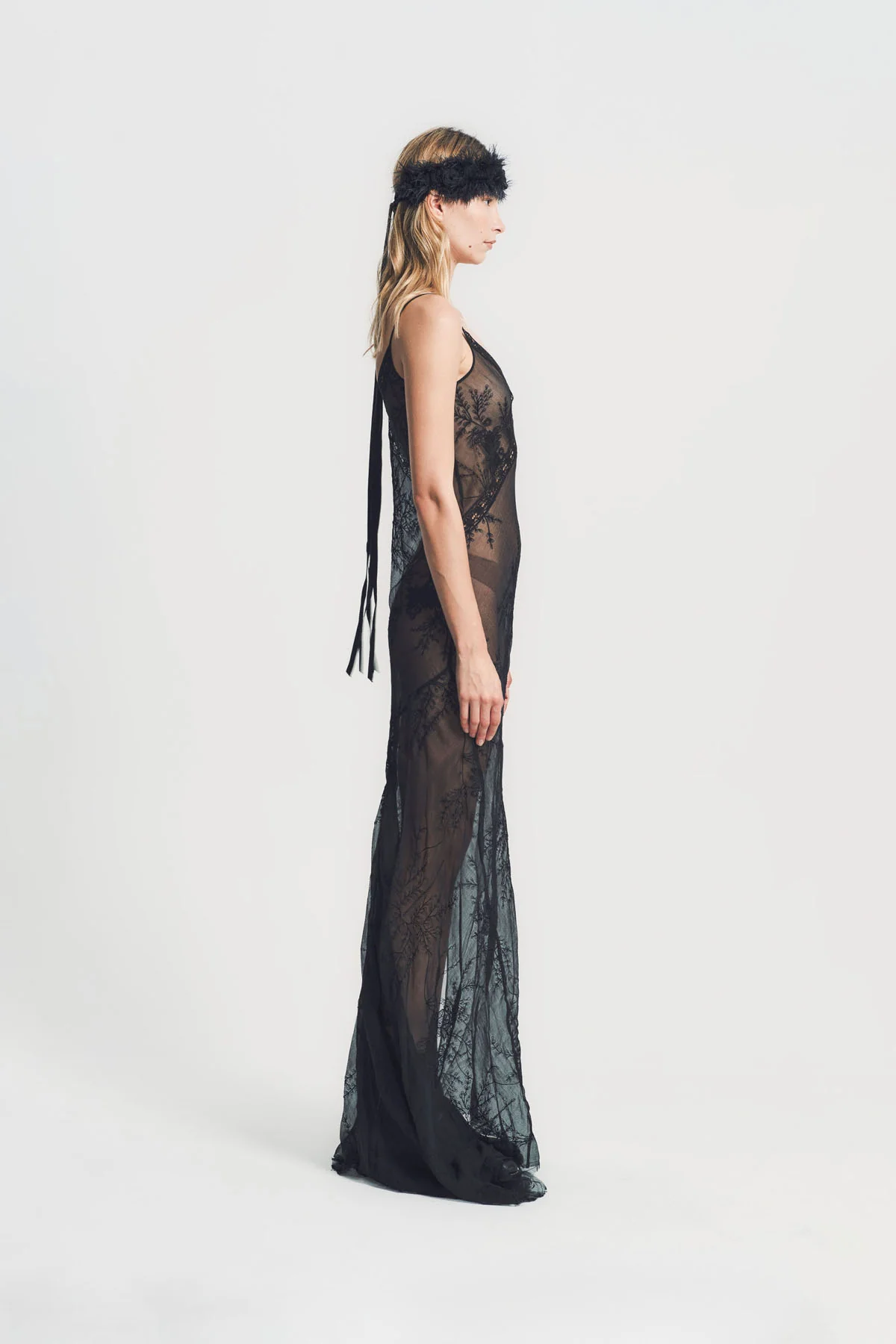 ANN DEMEULEMEESTER | LALA X-LONG BIAS DRESS - Image 5