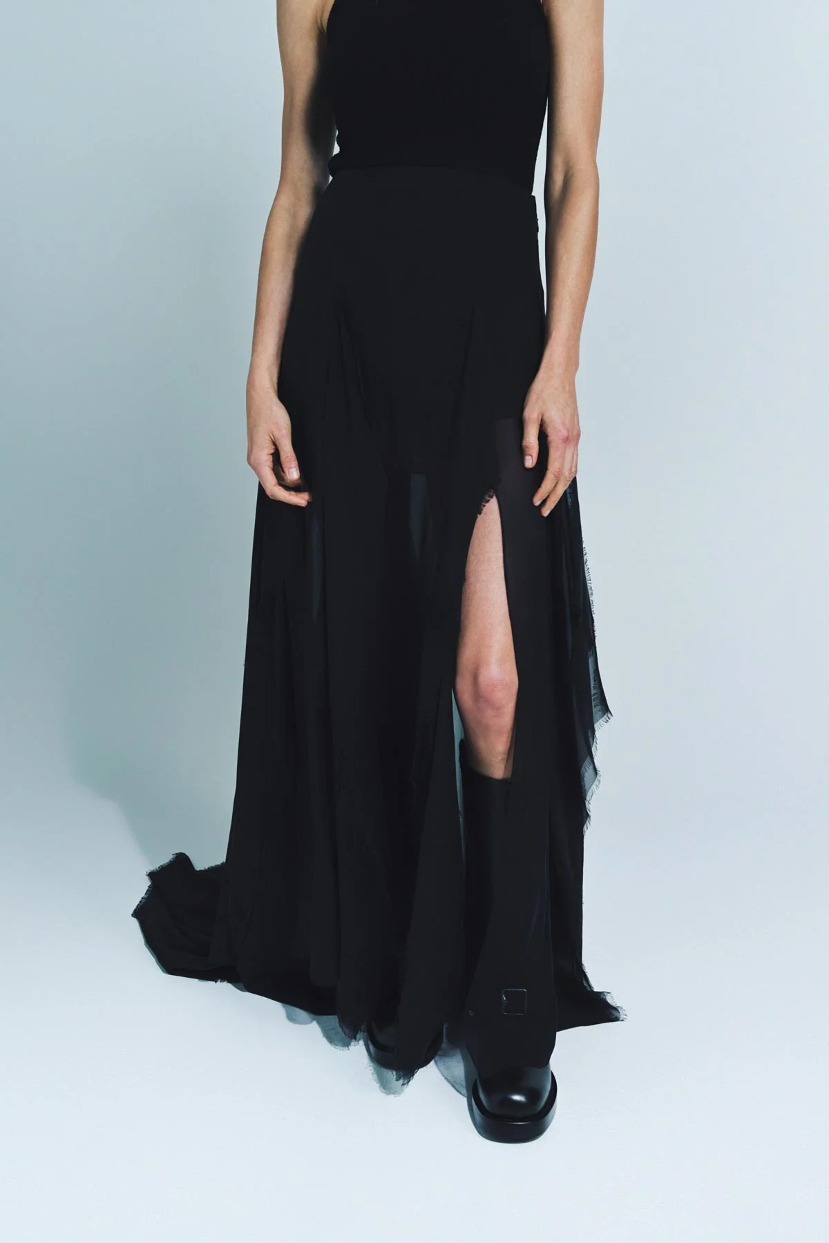 ANN DEMEULEMEESTER | SAGA X-LONG SKIRT - Image 2