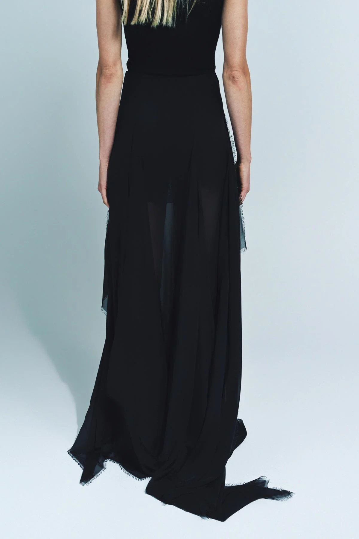 ANN DEMEULEMEESTER | SAGA X-LONG SKIRT - Image 4