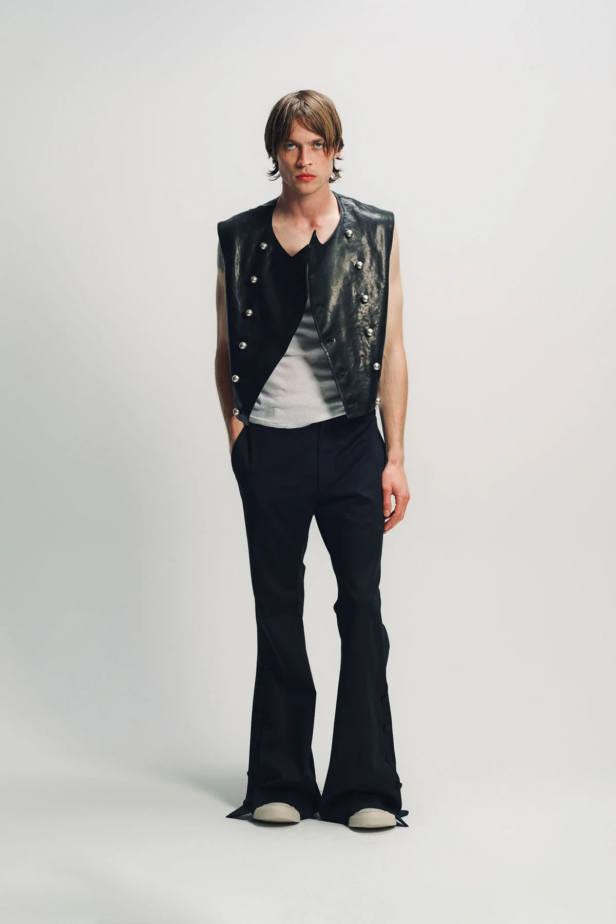 ANN DEMEULEMEESTER | VALD SLIM FIT BOOTCUT TROUSERS