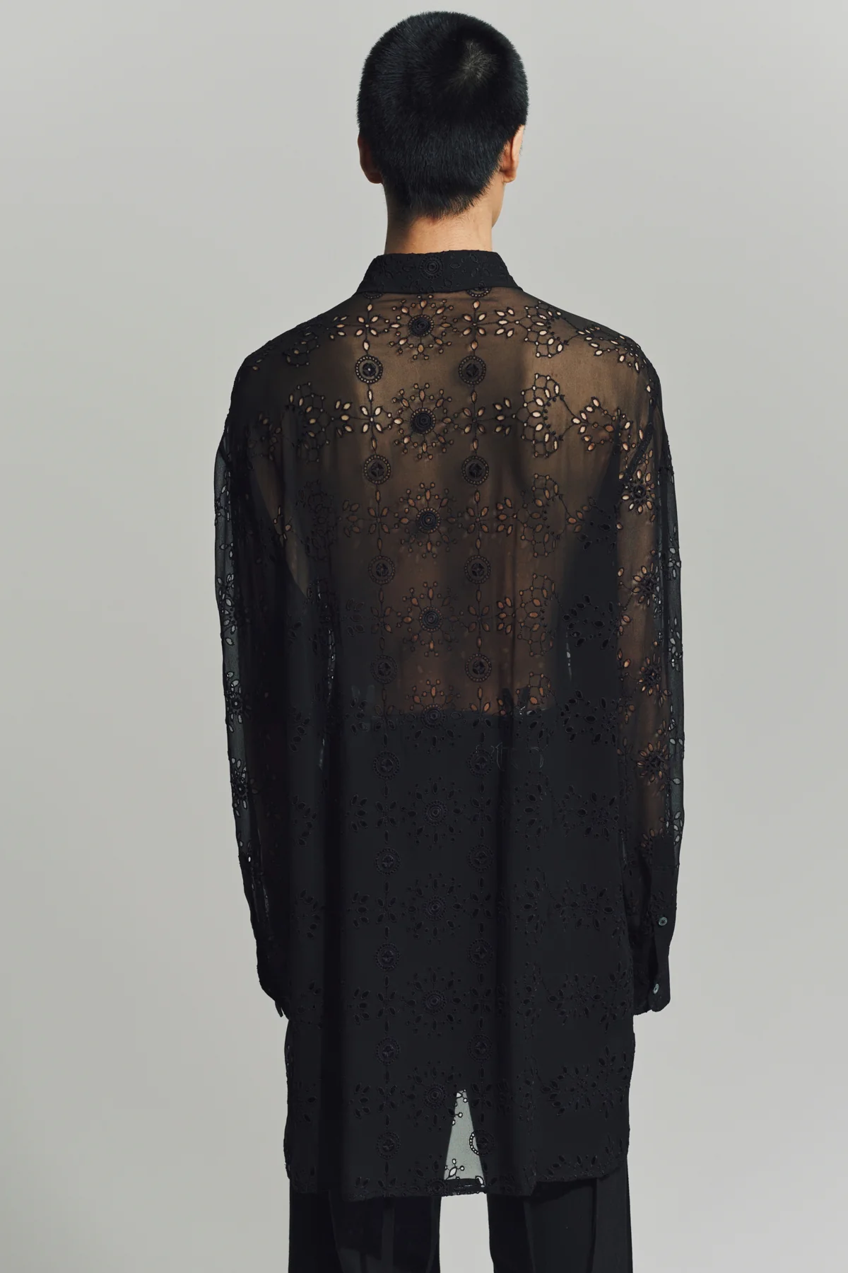 ANN DEMEULEMEESTER | VALERE LONG RELAX FIT SHIRT - Image 4