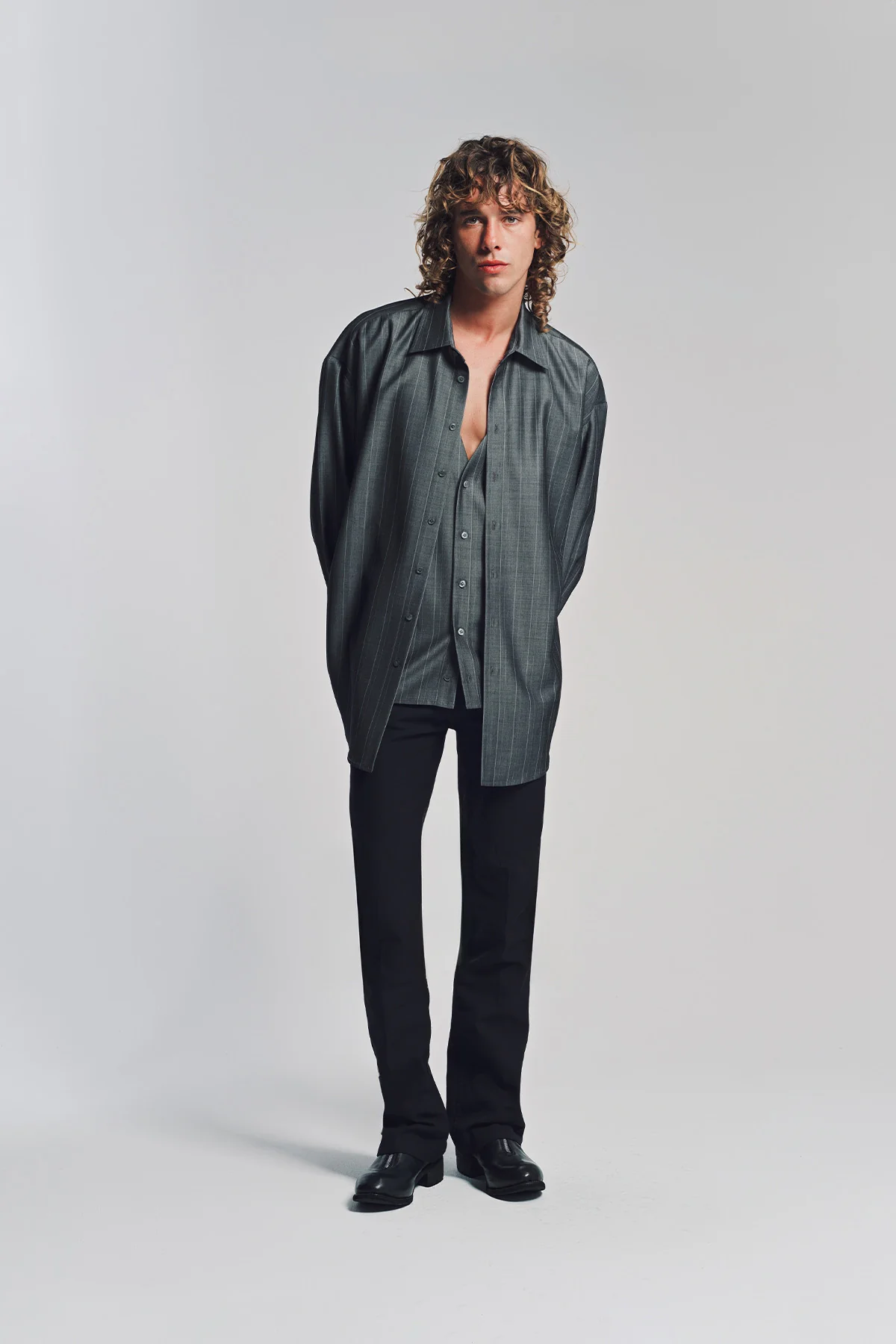 AUBERO | DOUBLE LAYER SHIRT