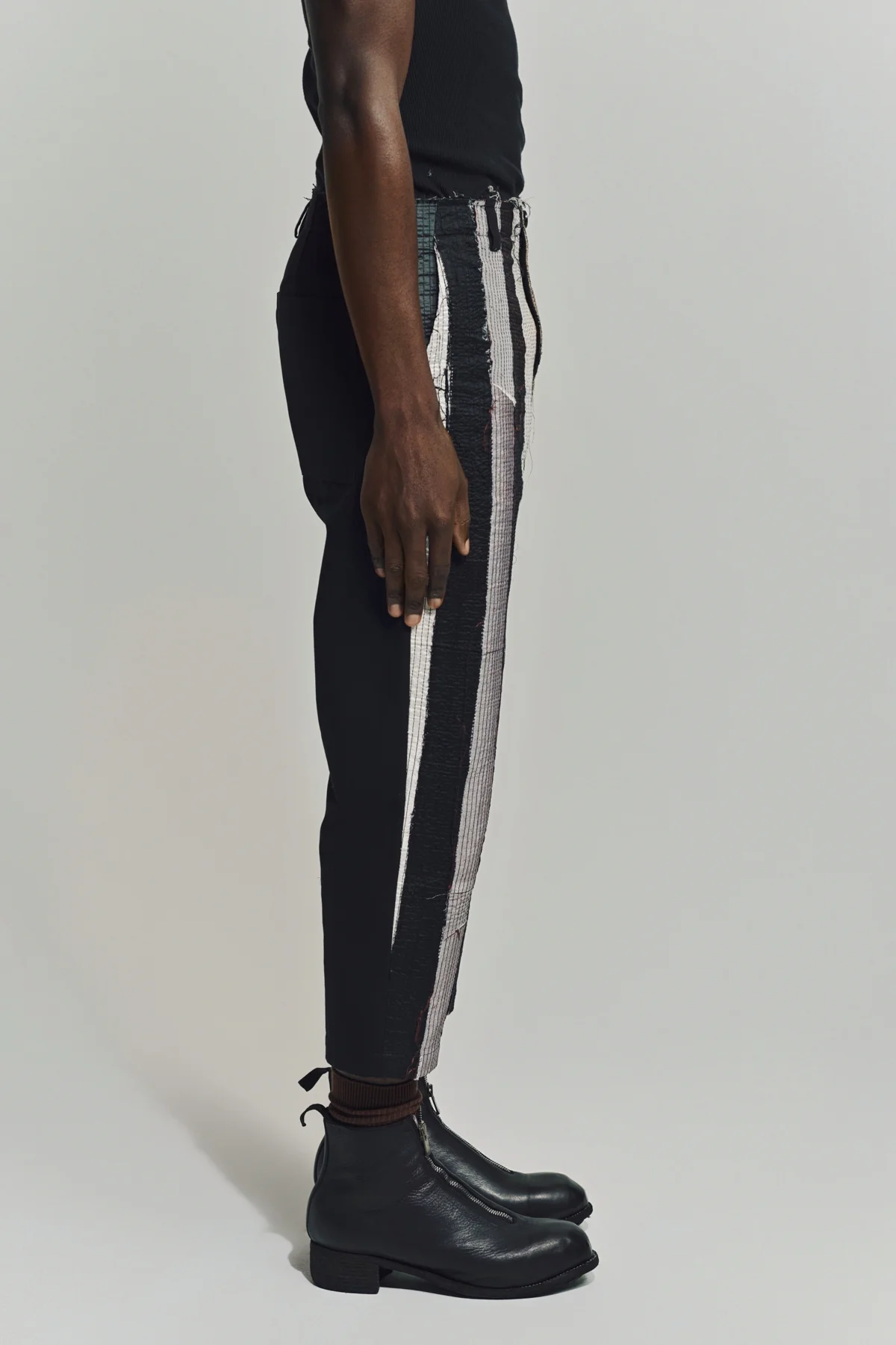 AUBERO | OFF-CUTS STRIPE PANTS - Image 3