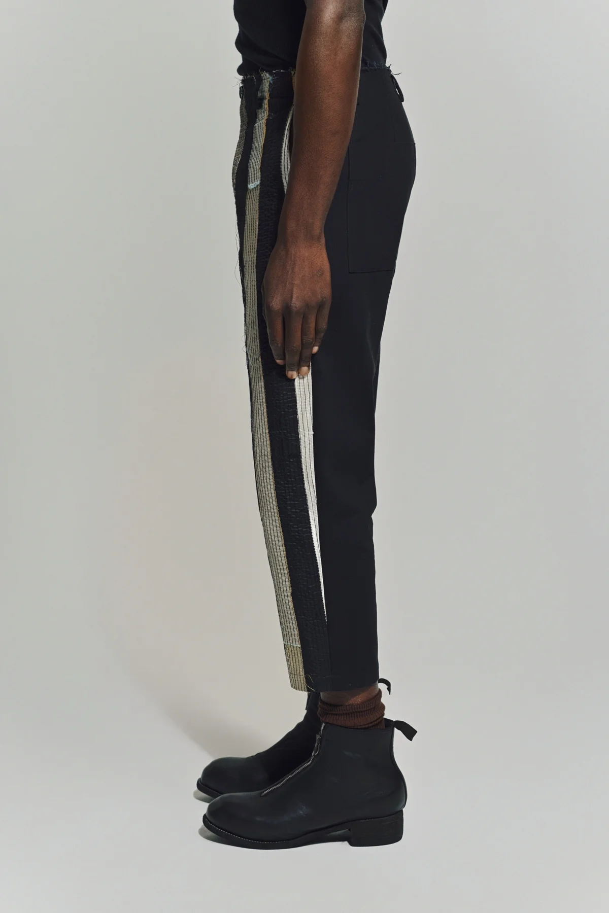 AUBERO | OFF-CUTS STRIPE PANTS - Image 5