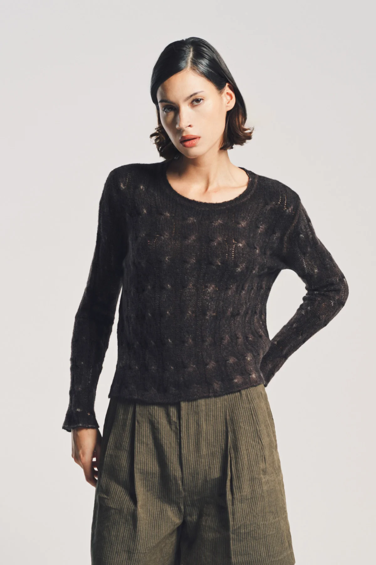 AVANT TOI | PAINTED BRAIDED SWEATER - Image 11