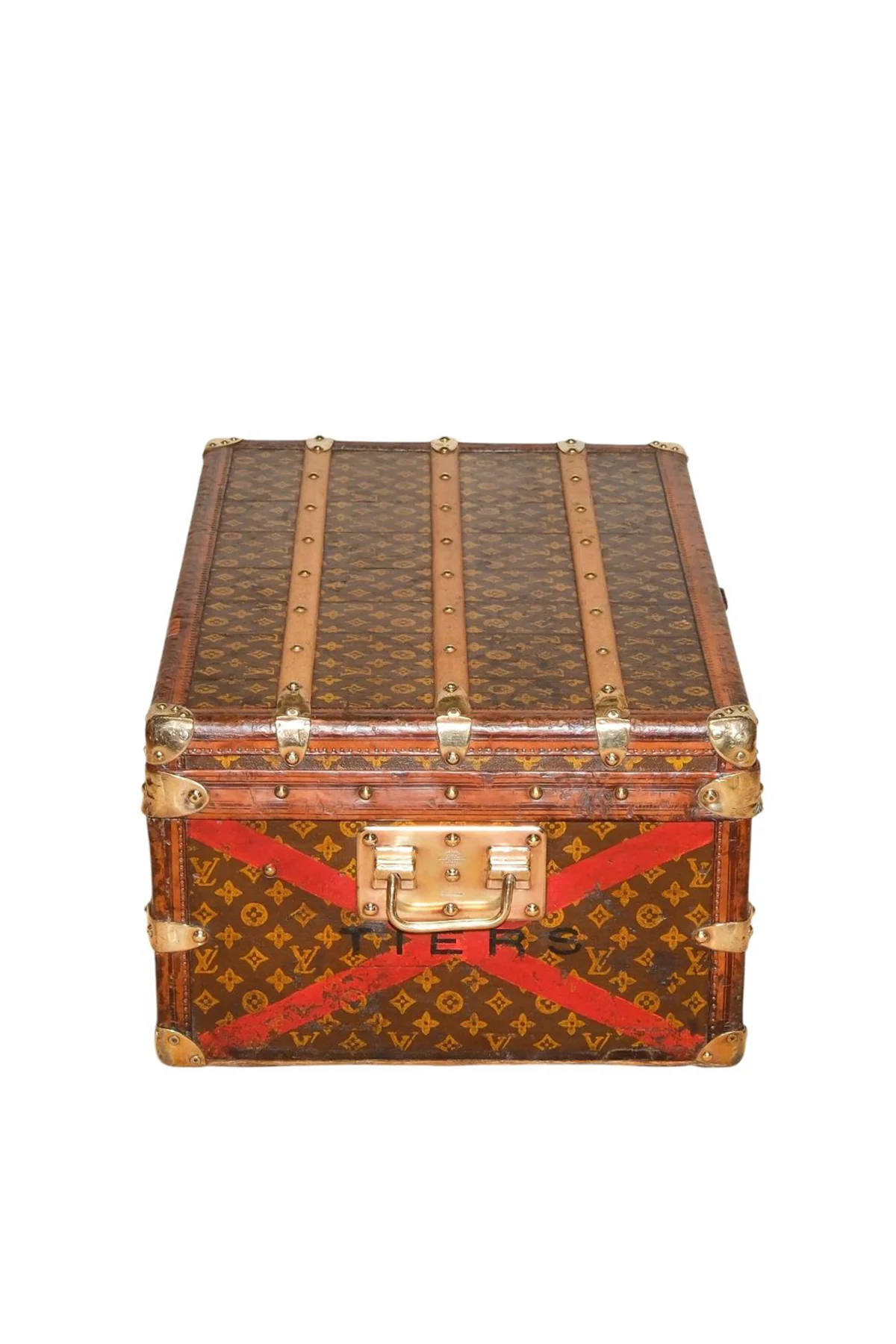 BAGGAGE COLLECTION | LOUIS VUITTON CABIN TRUNK, CIRCA 1910 - Image 4