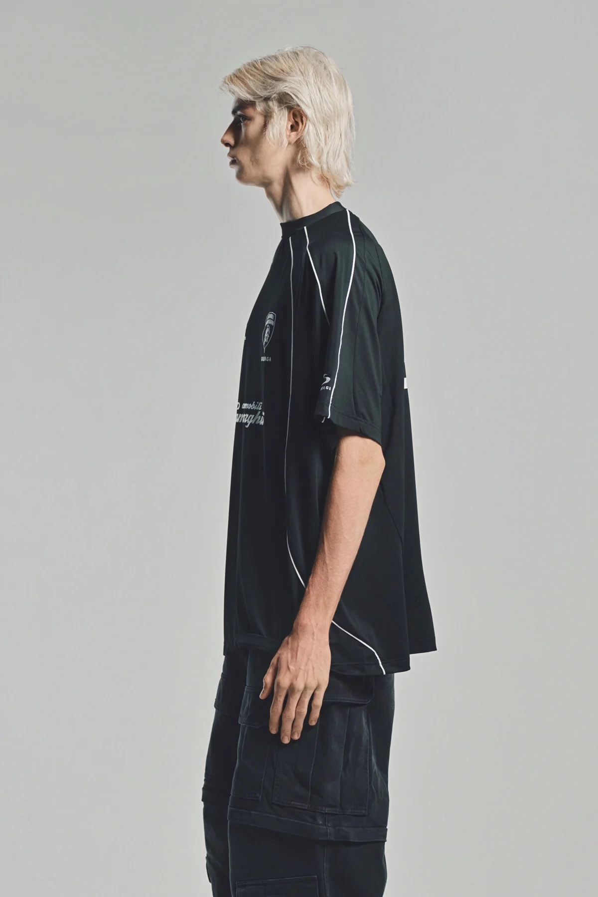 BALENCIAGA | AUTOMOBILI LAMBORGHINI OVERSIZED SOCCER T-SHIRT - Image 3